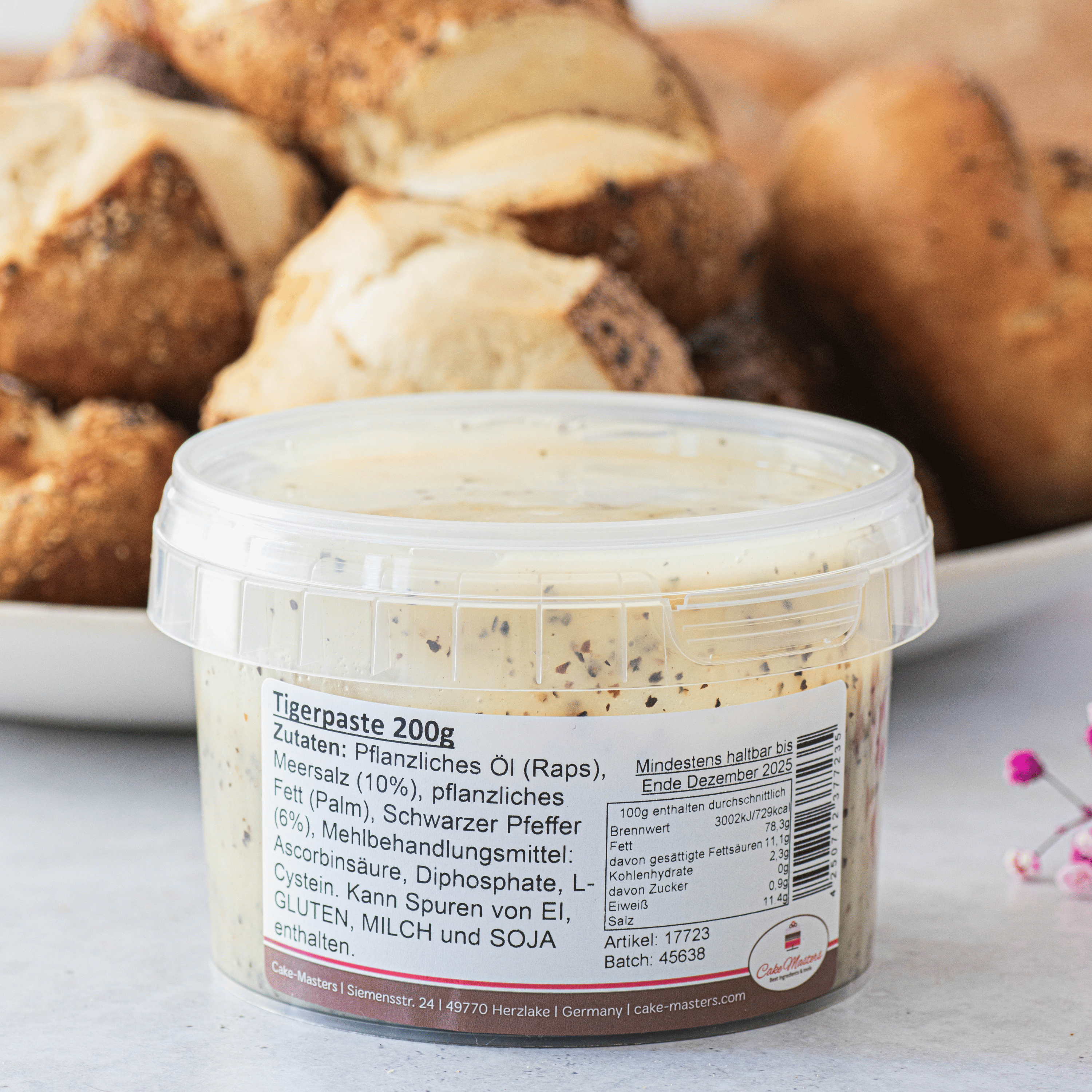 Tigerpaste | Topping für Backwaren wie Brot & Brötchen | 200 g