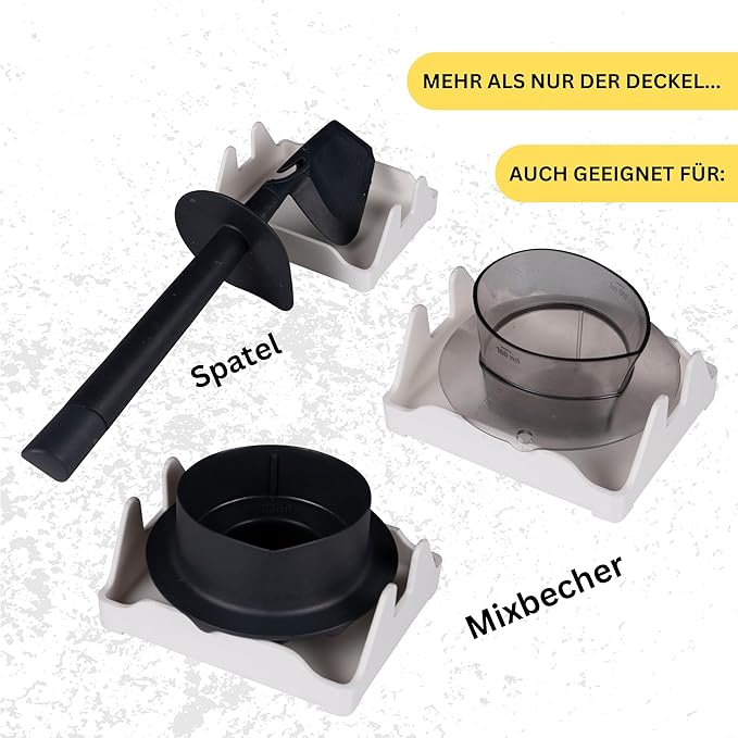 STERNEKOCH Deckelhalter mit Abtropfschale für Thermomix TM6, TM5
