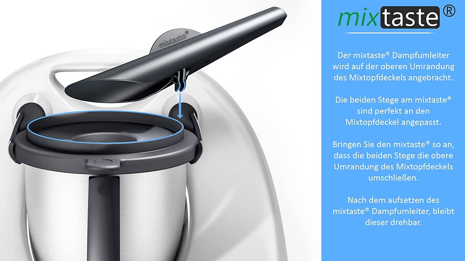 mixtaste® | Dampfumleiter-Kamin für Thermomix