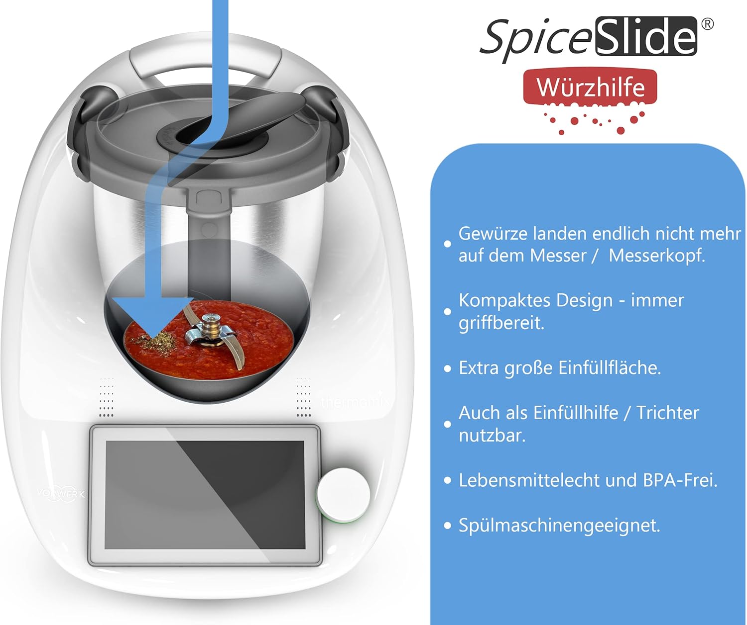 SpiceSlide | Gewürzrutsche für TM6, TM5, TM31