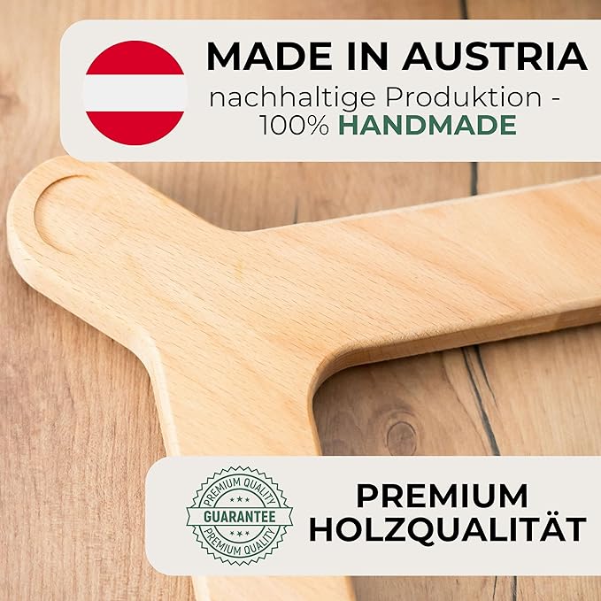 STERNEKOCH Gleitbrett aus Buchenholz für Thermomix TM6, TM5