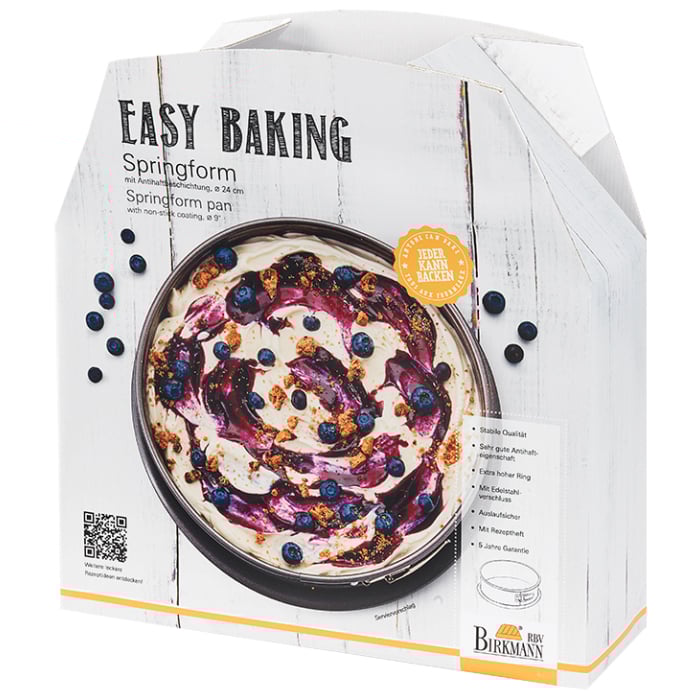 Easy Baking Springform (erhältlich in 20, 24 und 26 cm)