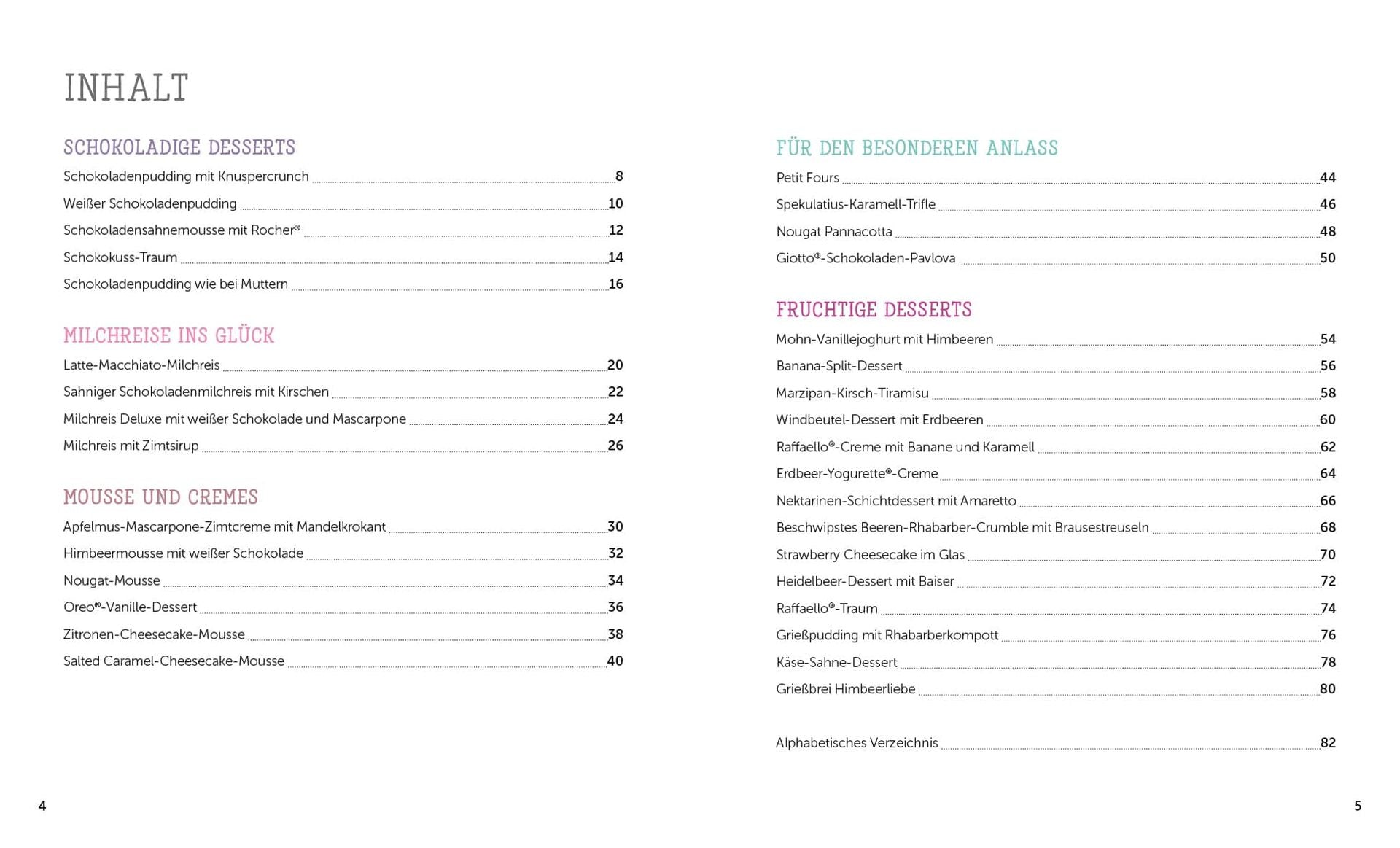 33 himmlische Desserts - food with love