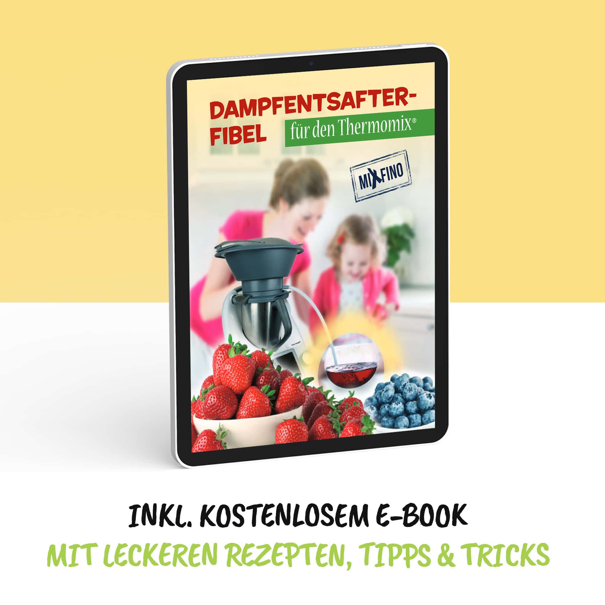 Dampfentsafter-Aufsatz von MixFino® für Thermomix TM6, TM5, TM31 und TM Friend
