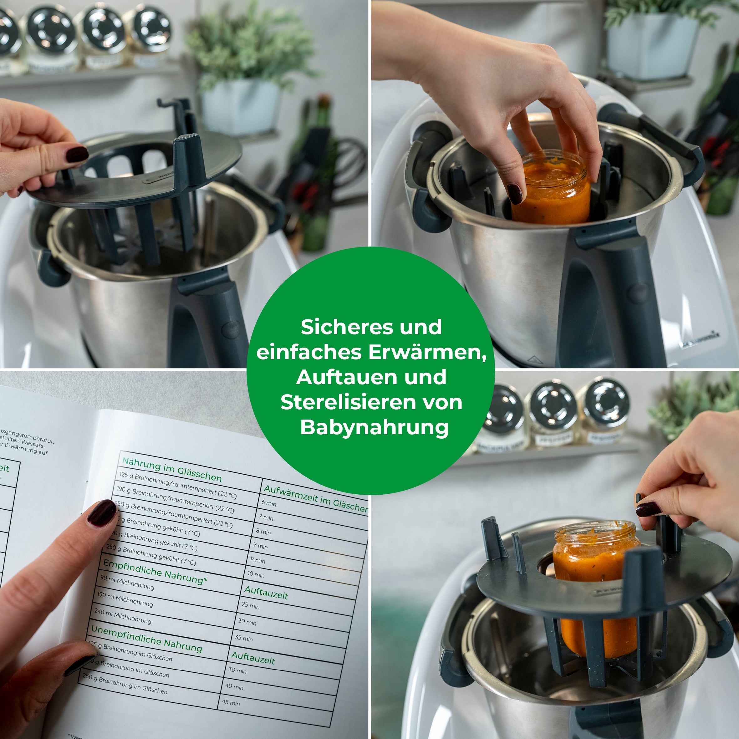 Mimimix® | Babyflaschenwärmer für Thermomix TM7, TM6, TM5