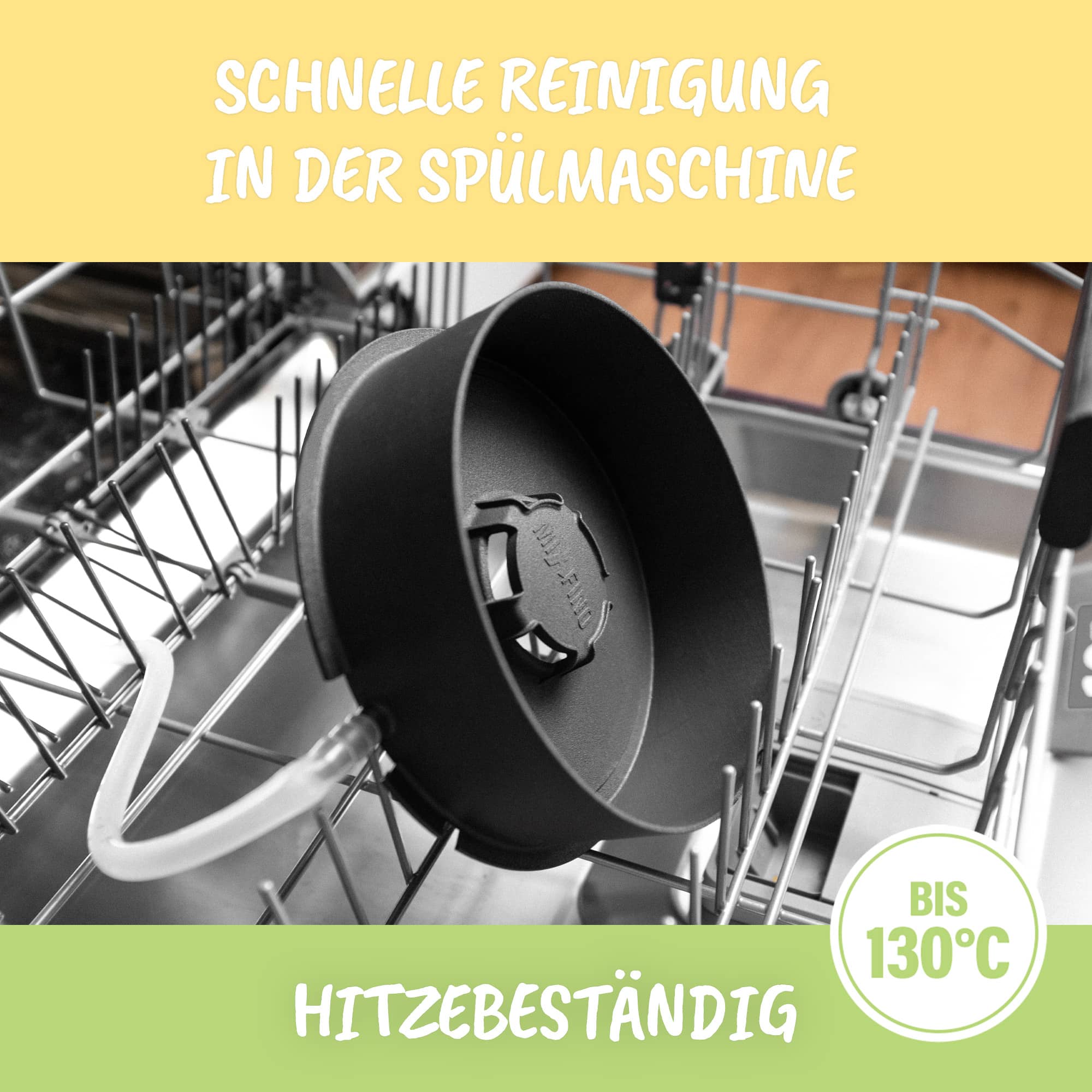 MixFino® | Dampfentsafter-Aufsatz für Monsieur Cuisine Smart, Trend, Connect