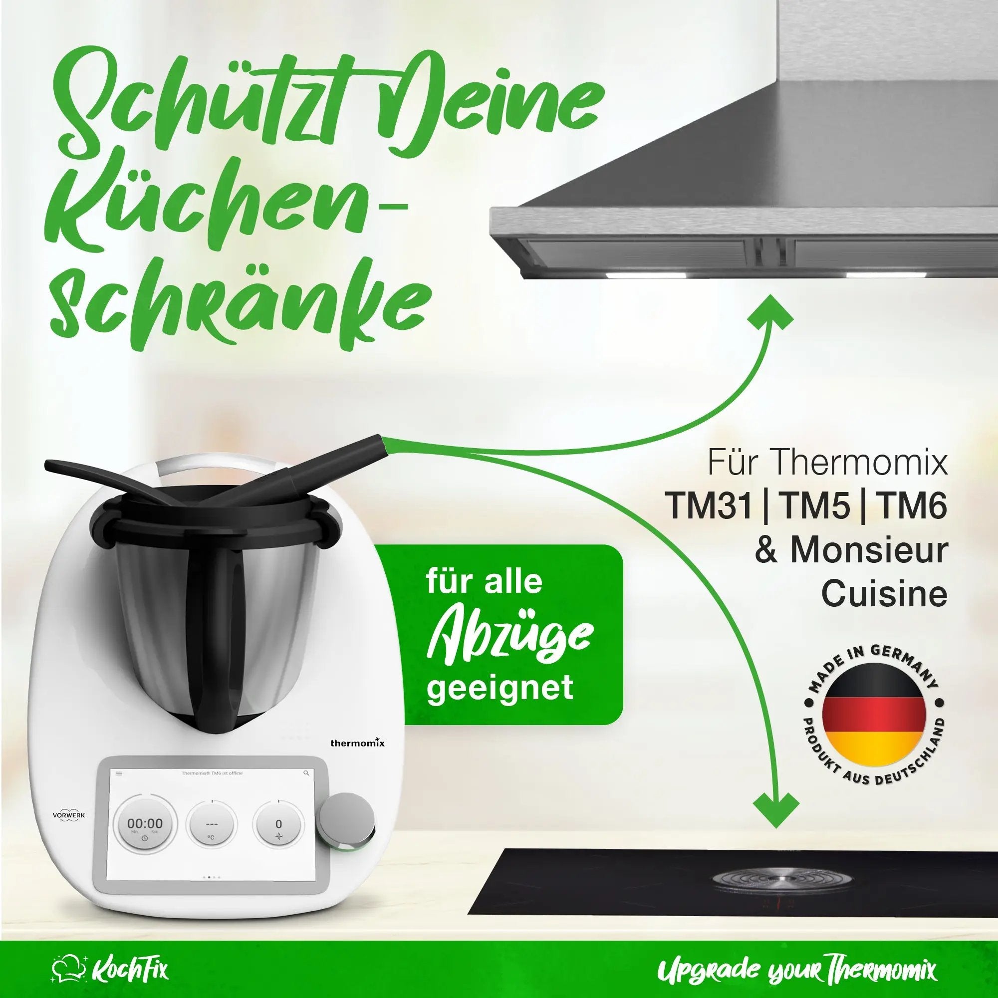 KochFix | Dampfumlenkung für Thermomix & Monsieur Cuisine
