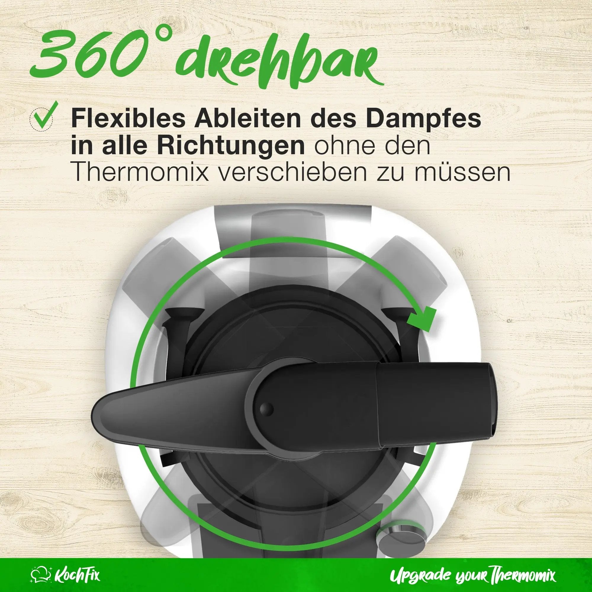 KochFix | Dampfumlenkung für Thermomix & Monsieur Cuisine