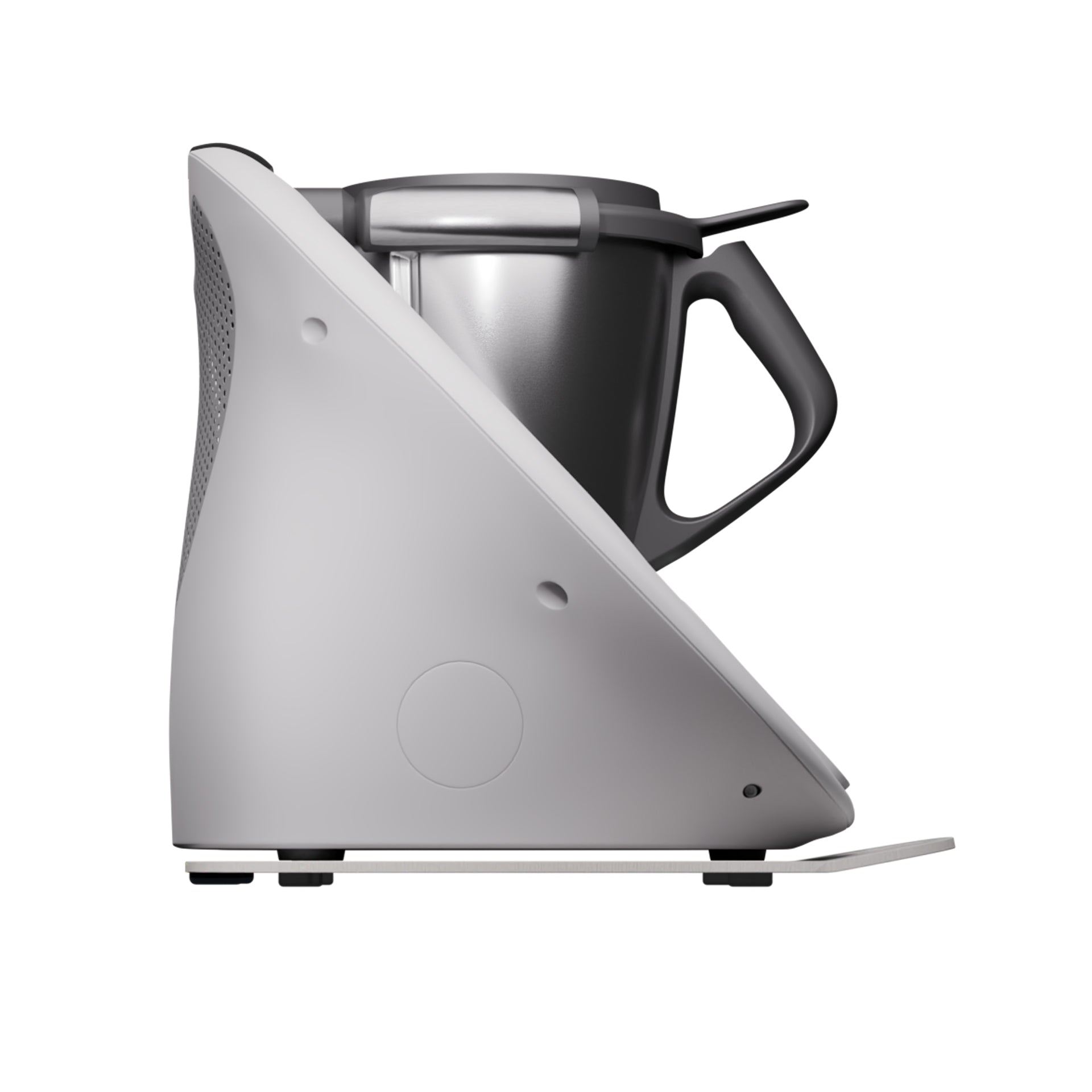 EasySlider® | Gleitbrett aus Acrylglas für Thermomix TM6, TM5 | «food with love» Edition