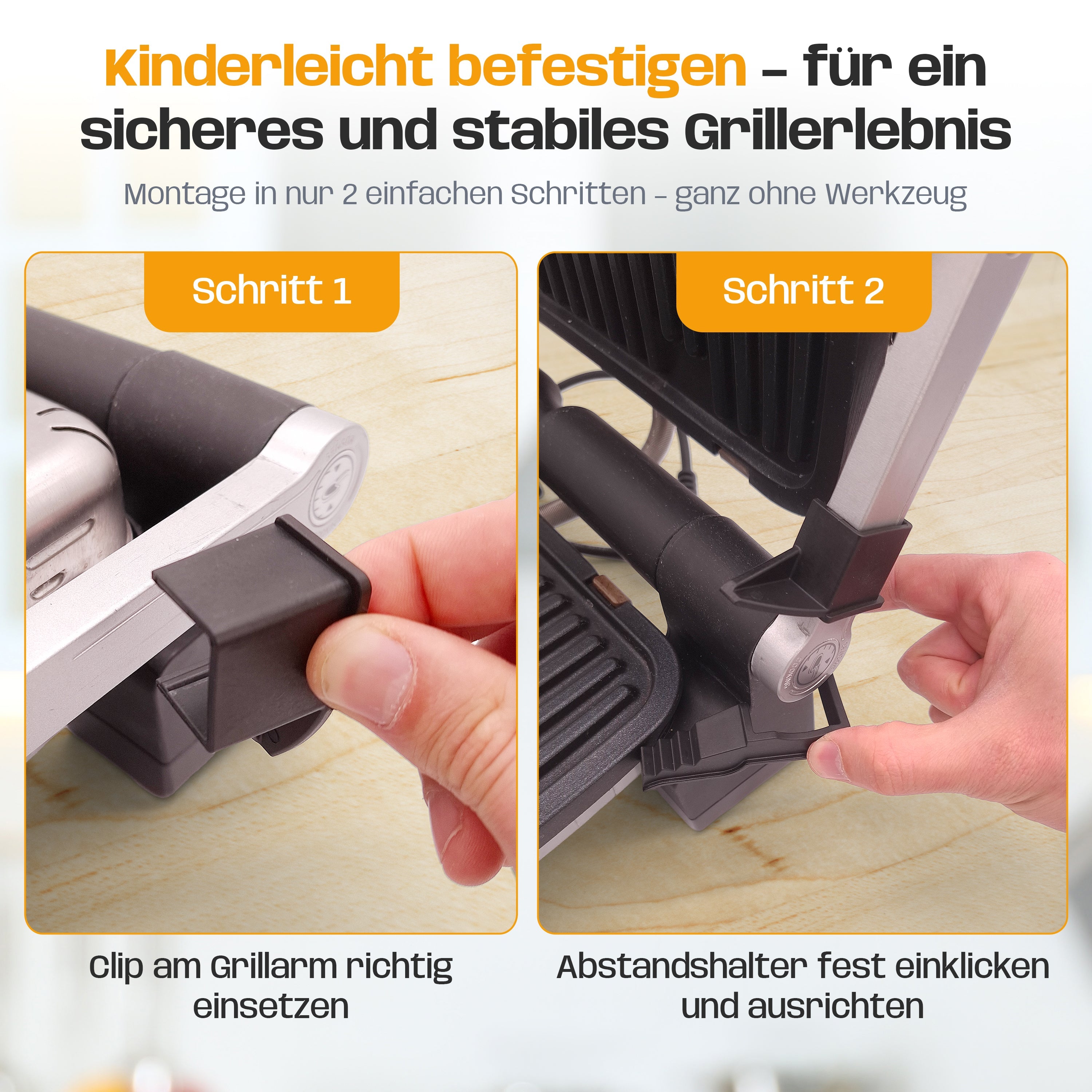 Abstandshalter Clip für Tefal Optigrill & OptiGrill XL