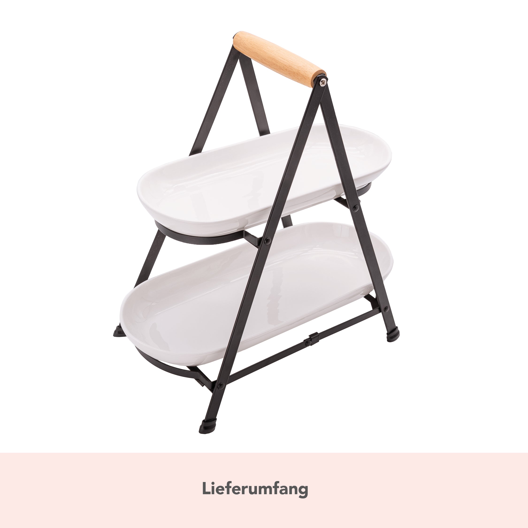 Servier-Etagere | 2-stöckig