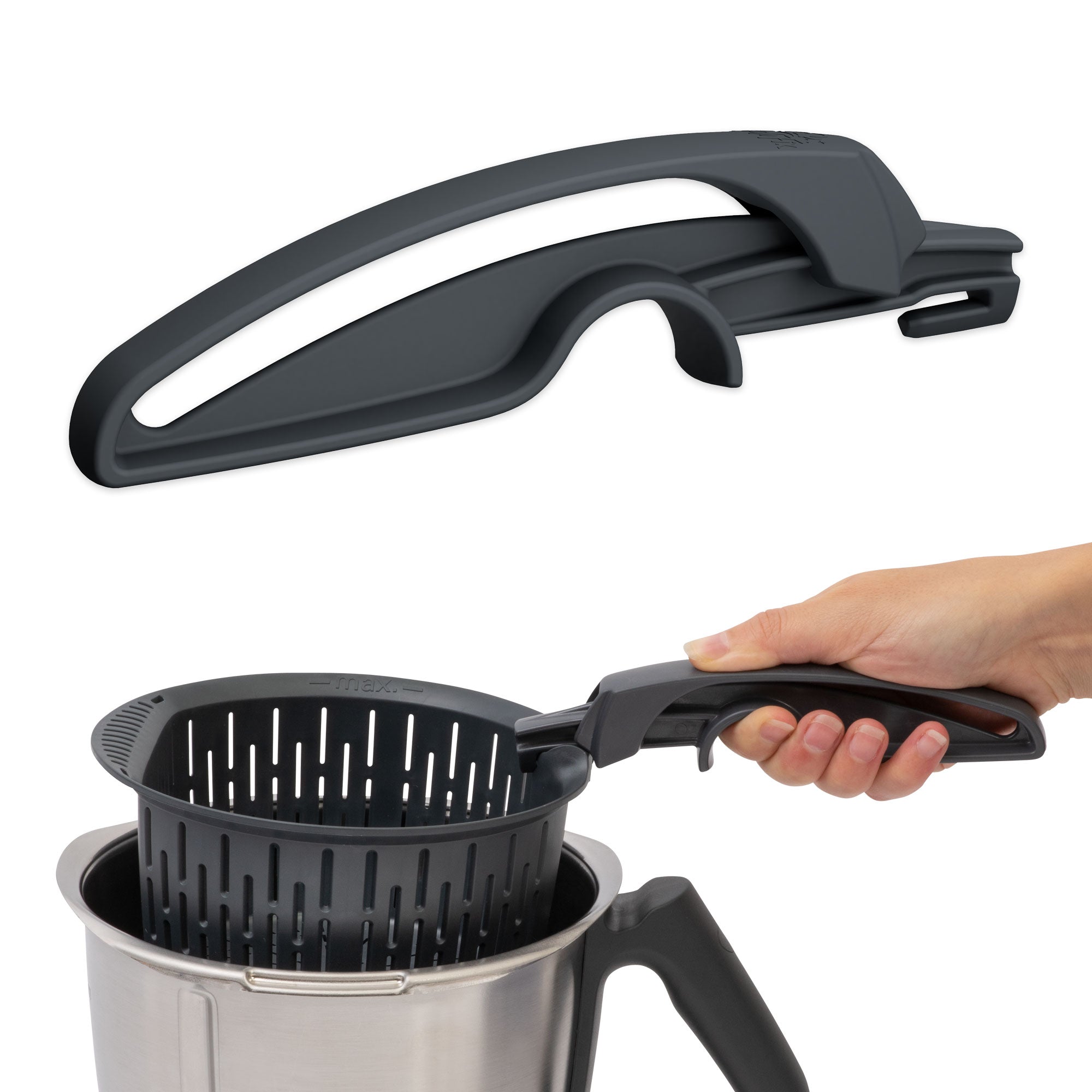 KochFix | Griff für Thermomix-Garkörbchen / Gareinsatz für Thermomix TM7, TM6, TM5, TM31