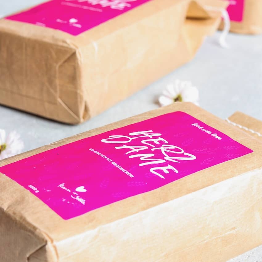 Brotbackmischung «Herzdame» | Französisches Weißbrot | 1000g