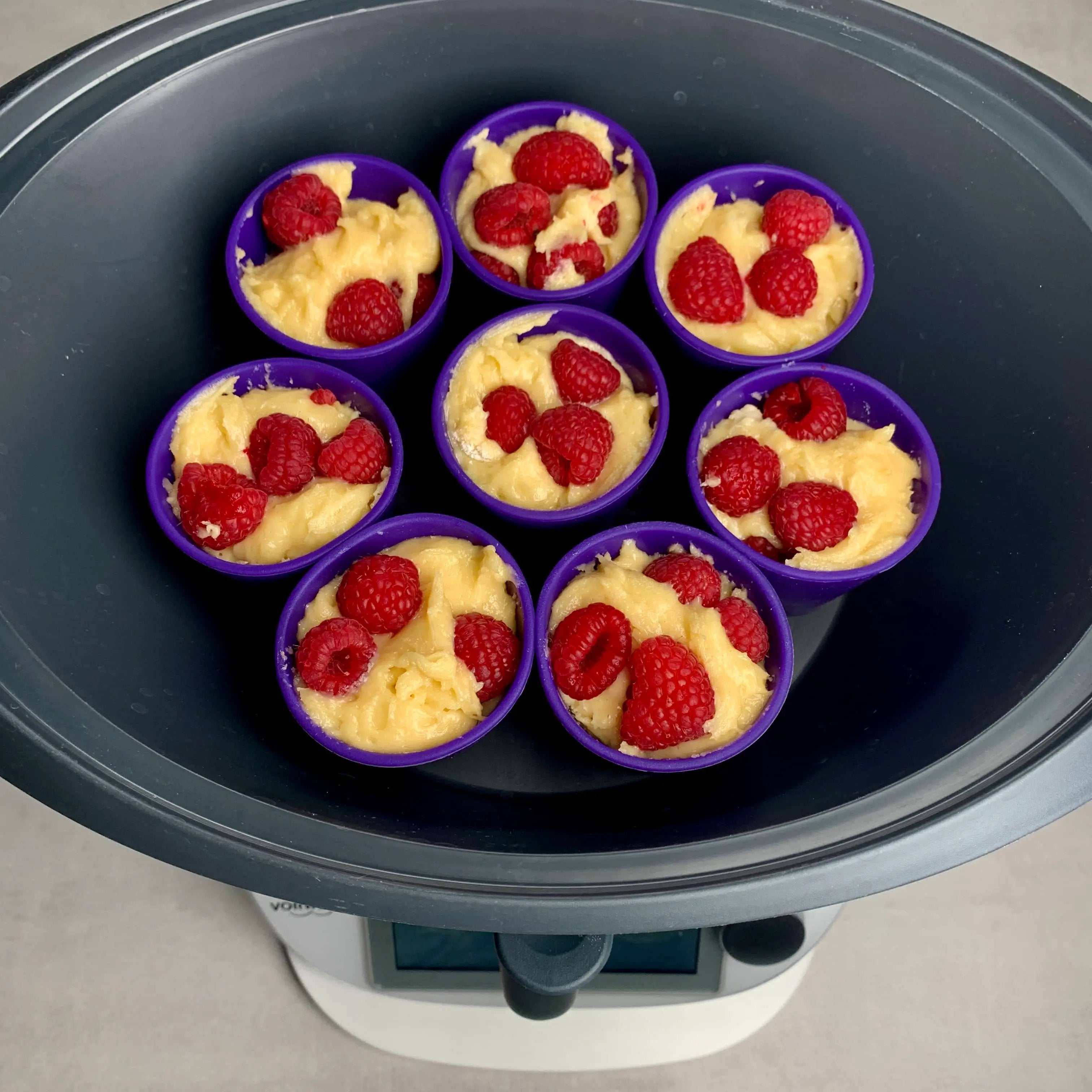 WunderCups® | Silikon-Förmchen-Set | 8-tlg. | lila