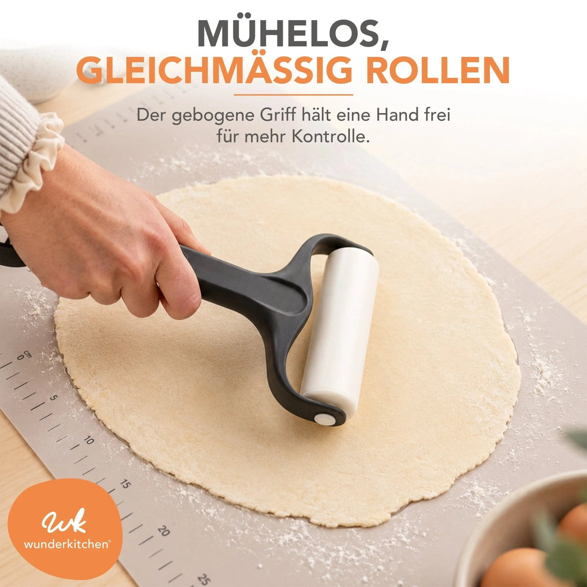 RollPro V2 | Teigroller mit zwei unterschiedlich großen Walzen