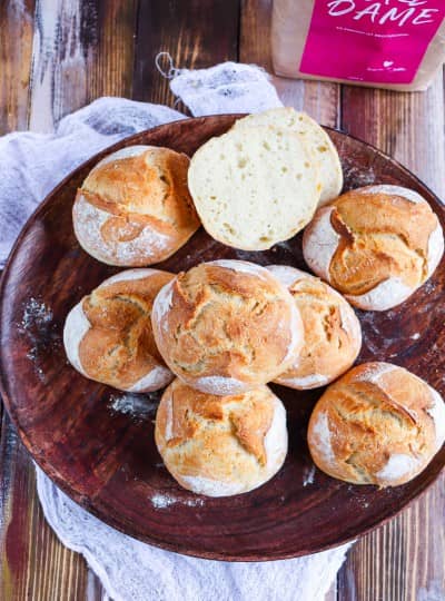 Brotbackmischung «Herzdame» | Französisches Weißbrot | 1000g