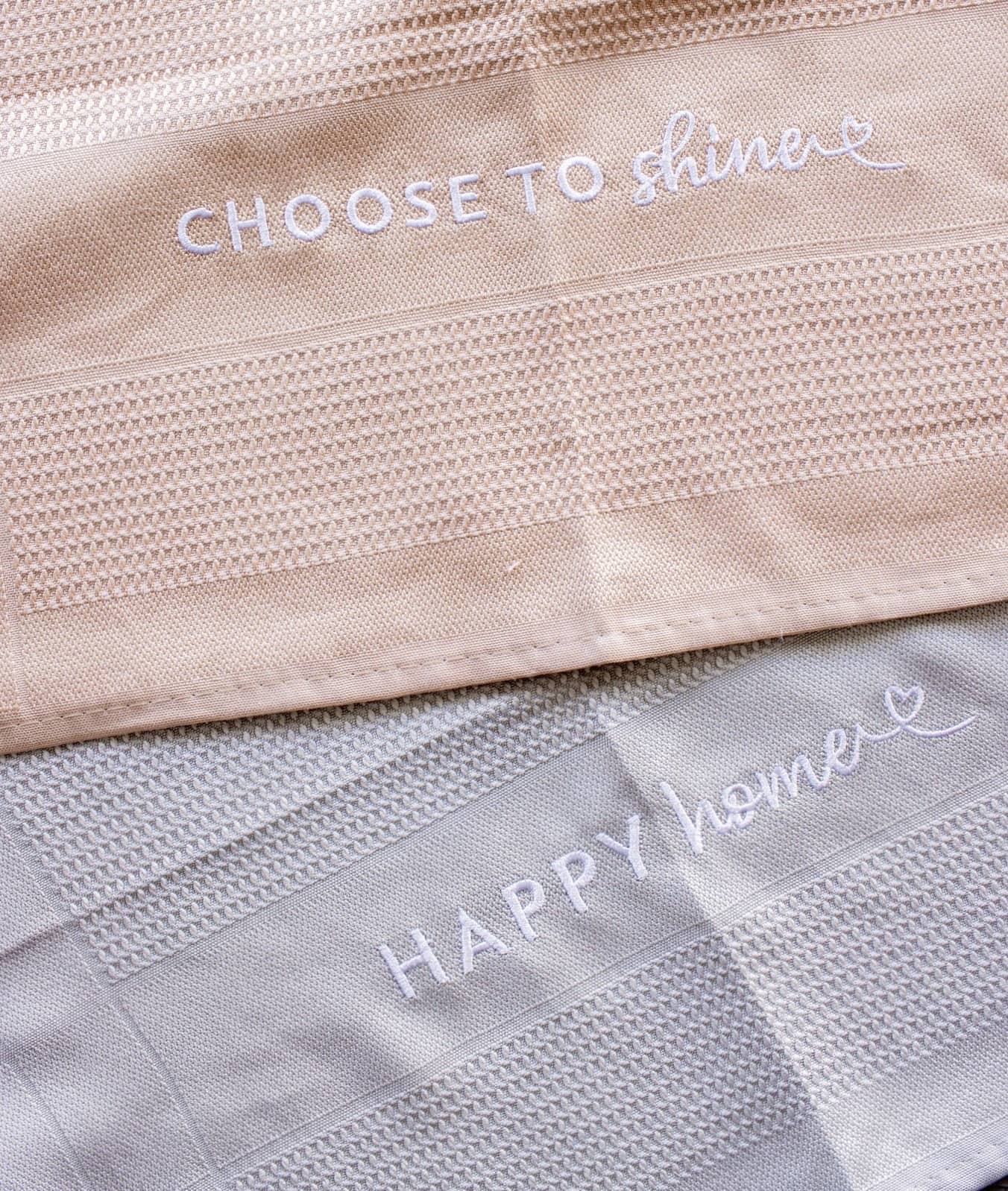 Mikrofaser-Tücher 2er-Set «food with love»