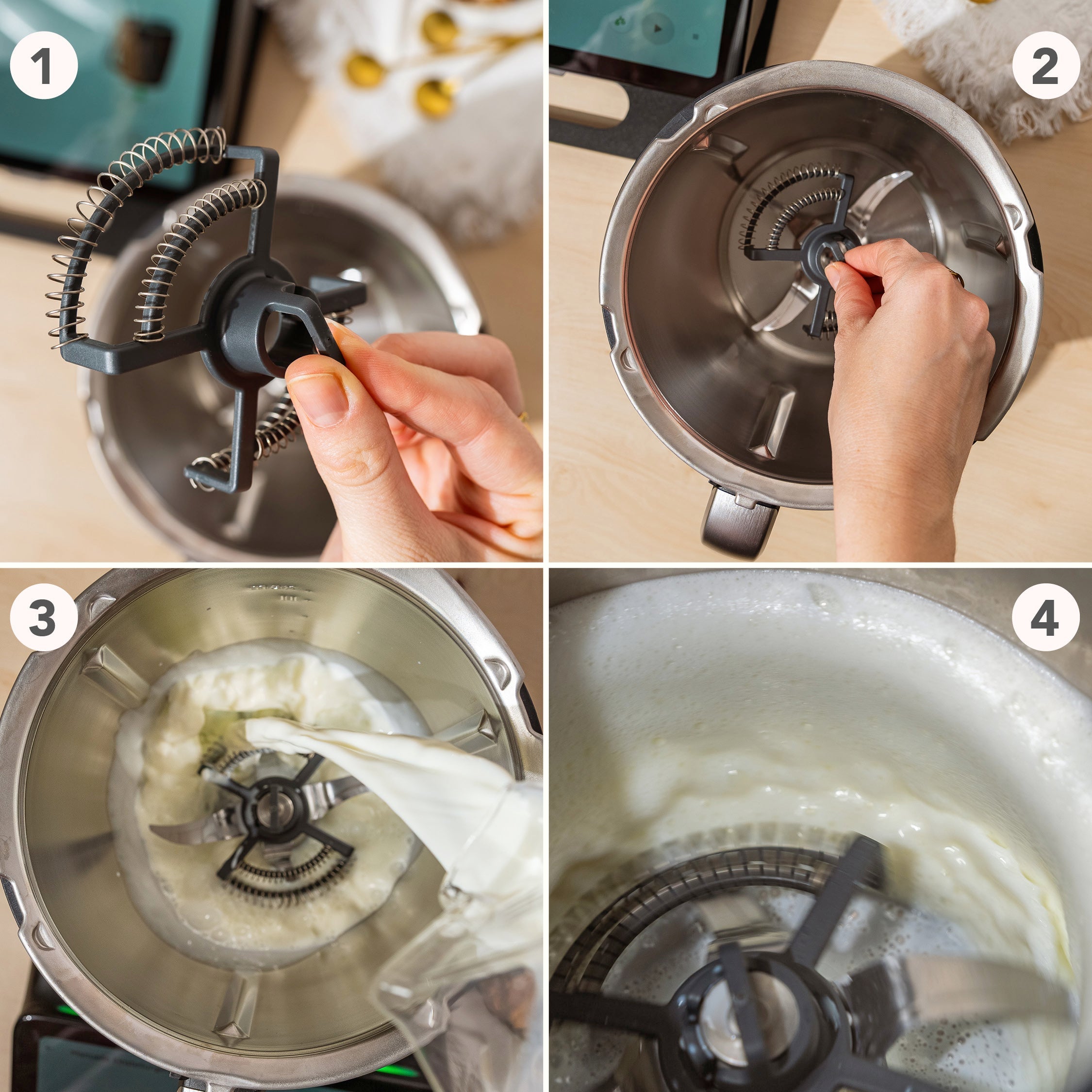 Milkimizer Milchschäumer für Monsieur Cuisine