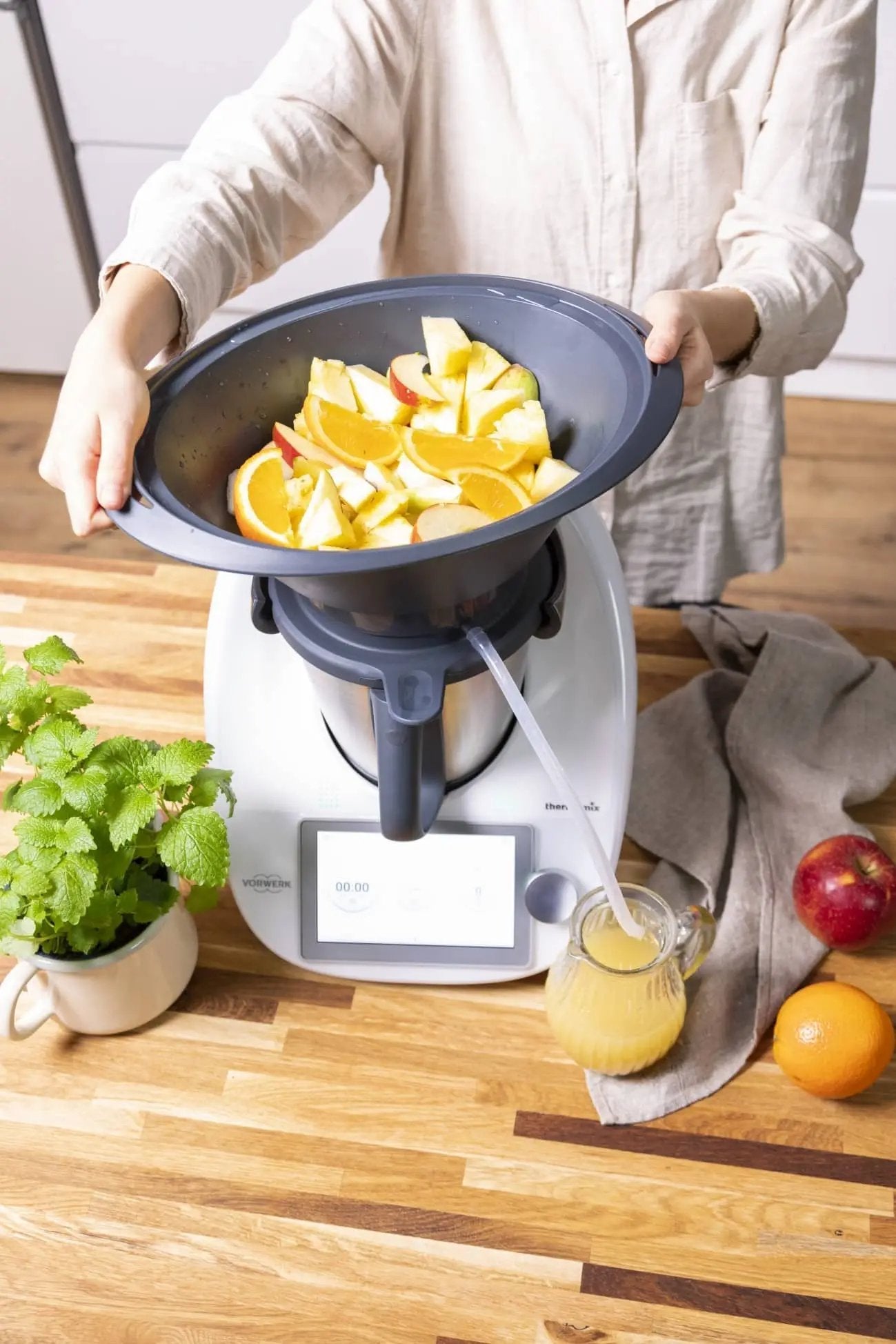 Dampfentsafter-Aufsatz von MixFino® für Thermomix TM6, TM5, TM31 und TM Friend