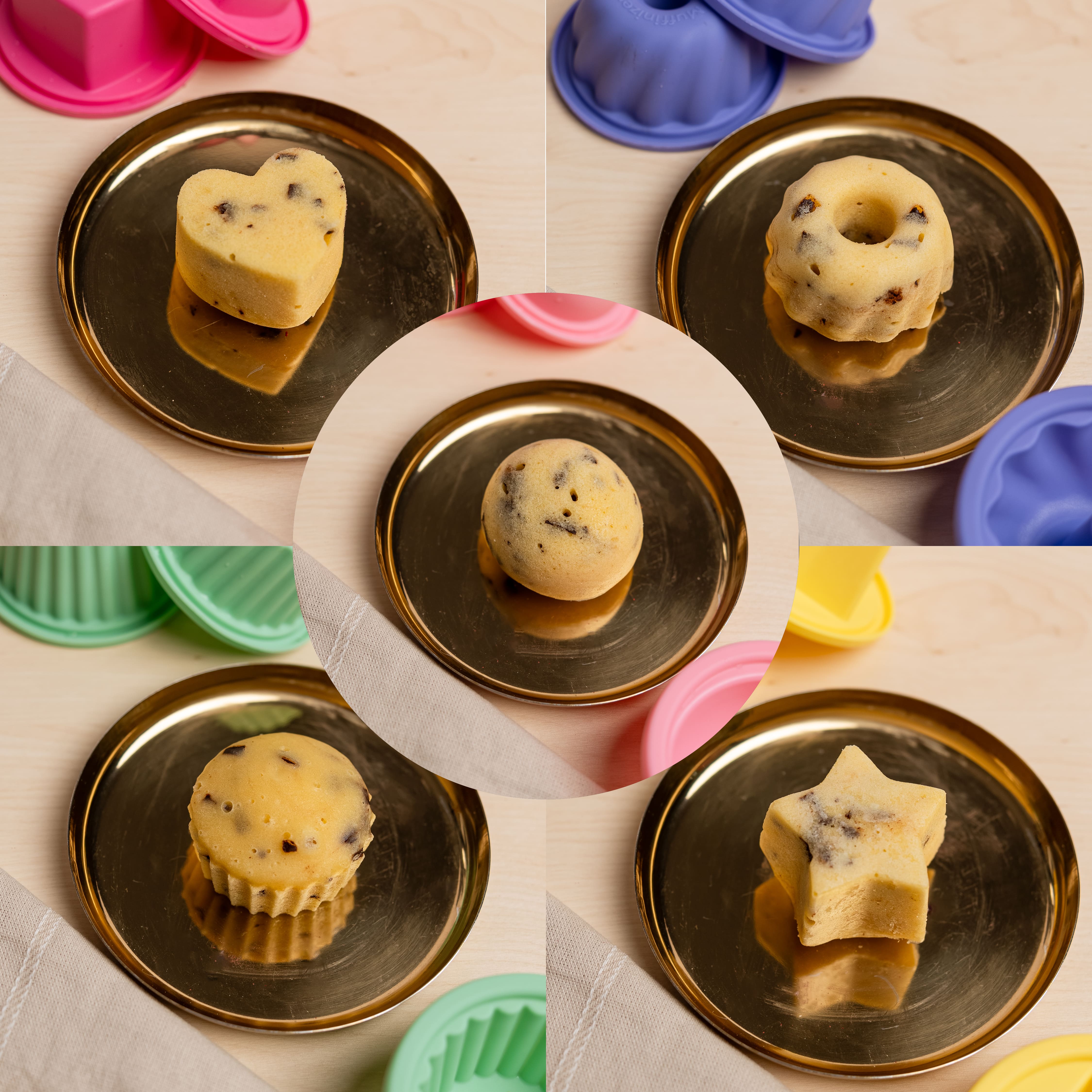 Muffinizer® | inkl. 6 Silikonförmchen | Backform für Thermomix TM6, TM5, TM31