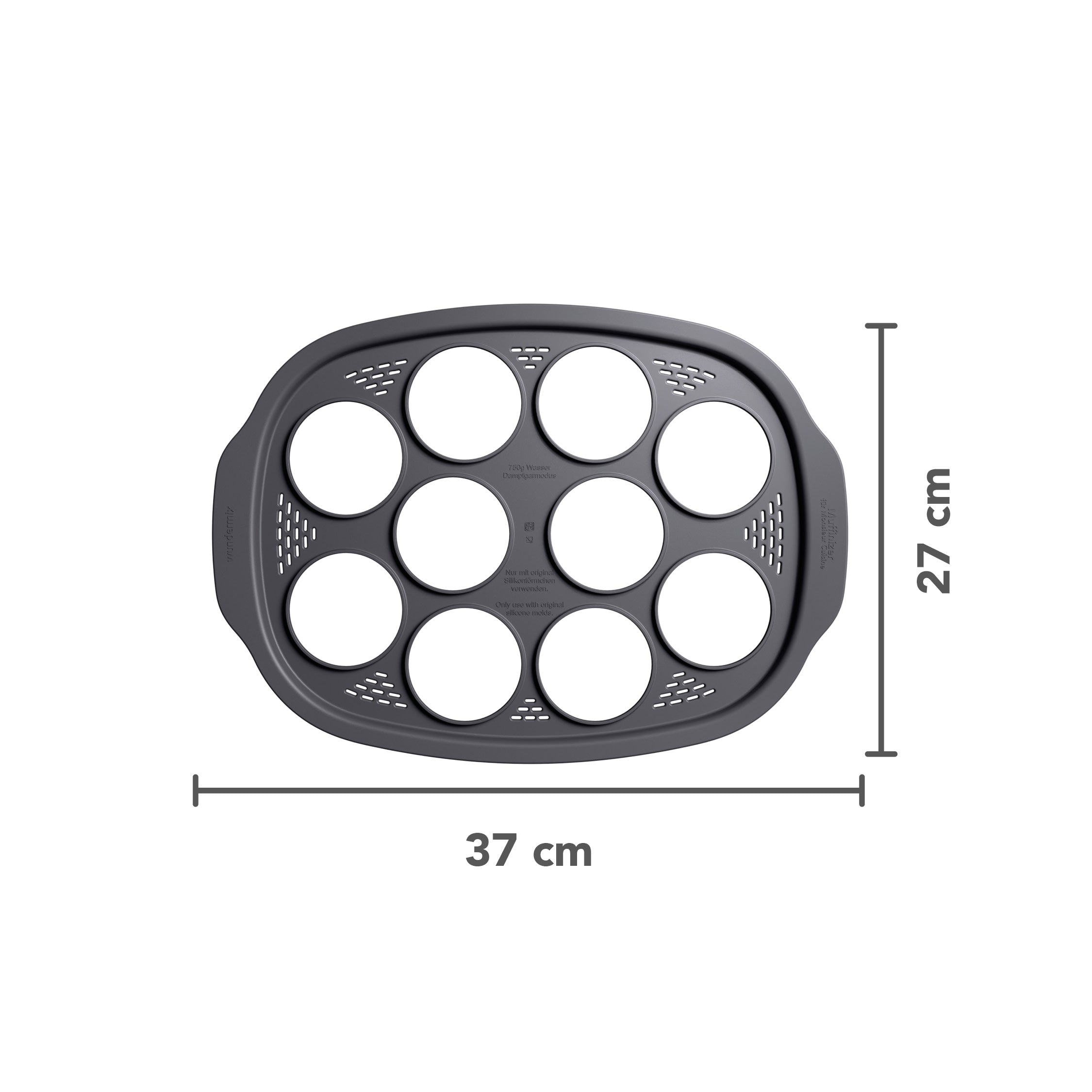 Muffinizer® | inkl. 10 Förmchen für Monsieur Cuisine Smart, Trend, Connect