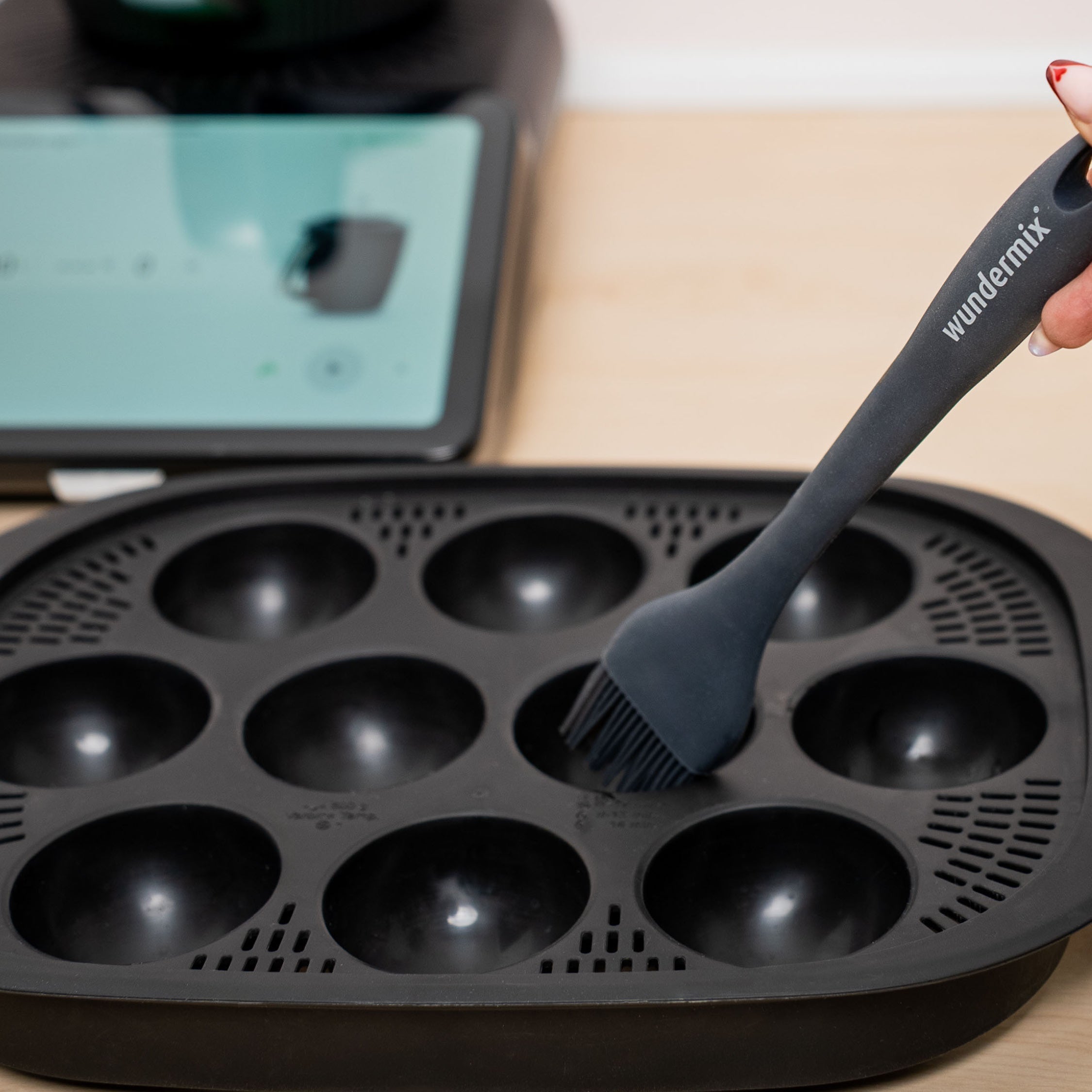 WunderBake | Silikonpinsel für Backformen, Grill & Küchenzubehör