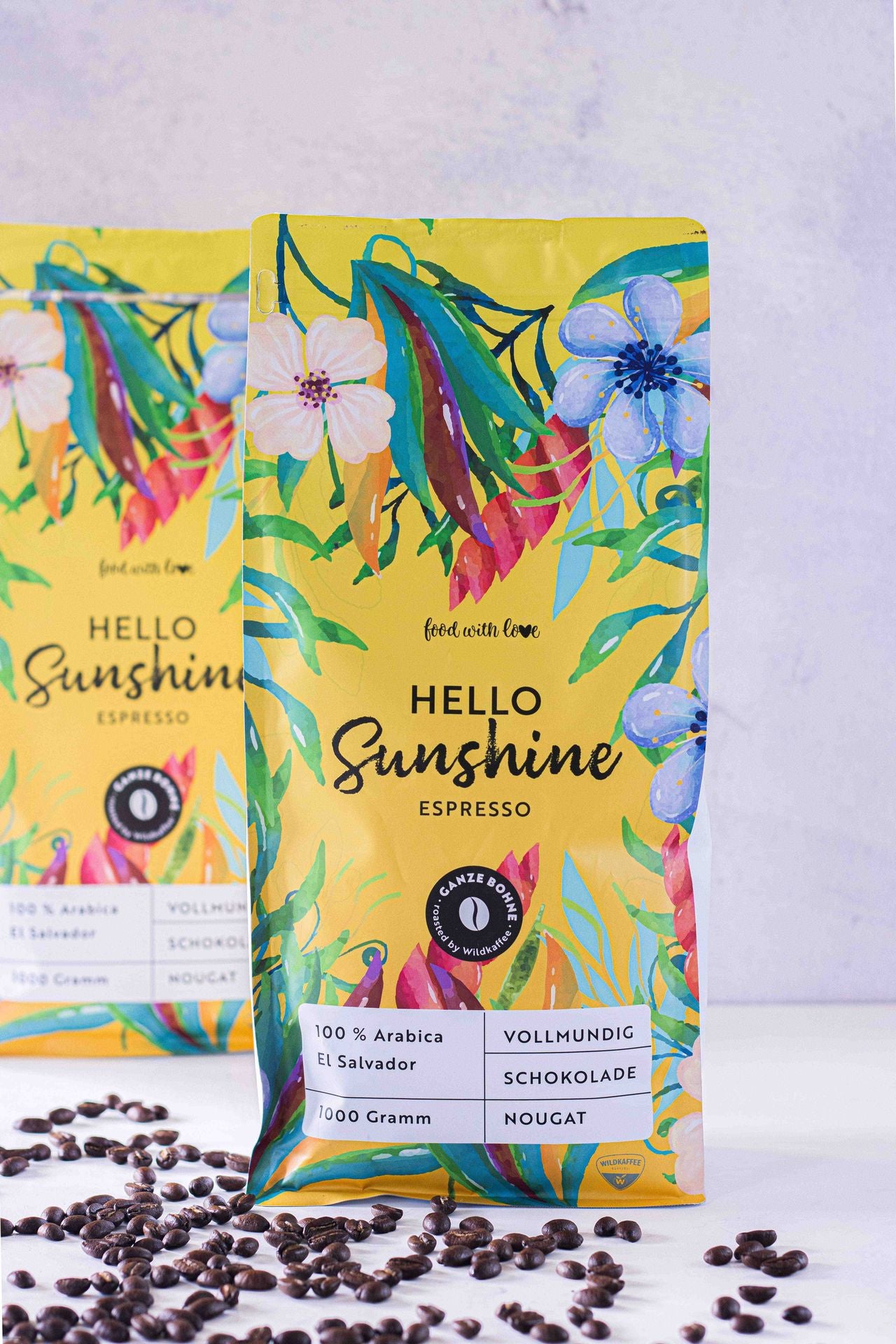 Wildkaffee „Hello Sunshine“ by „food with love“ | 100% Arabica | 1 KG