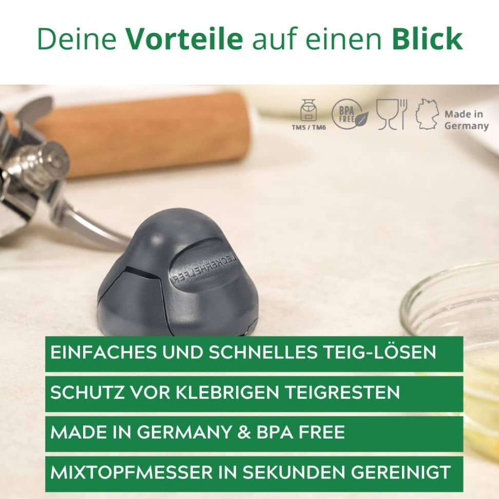 TeigPRO | Teigrestevermeider für Thermomix TM7, TM6, TM5