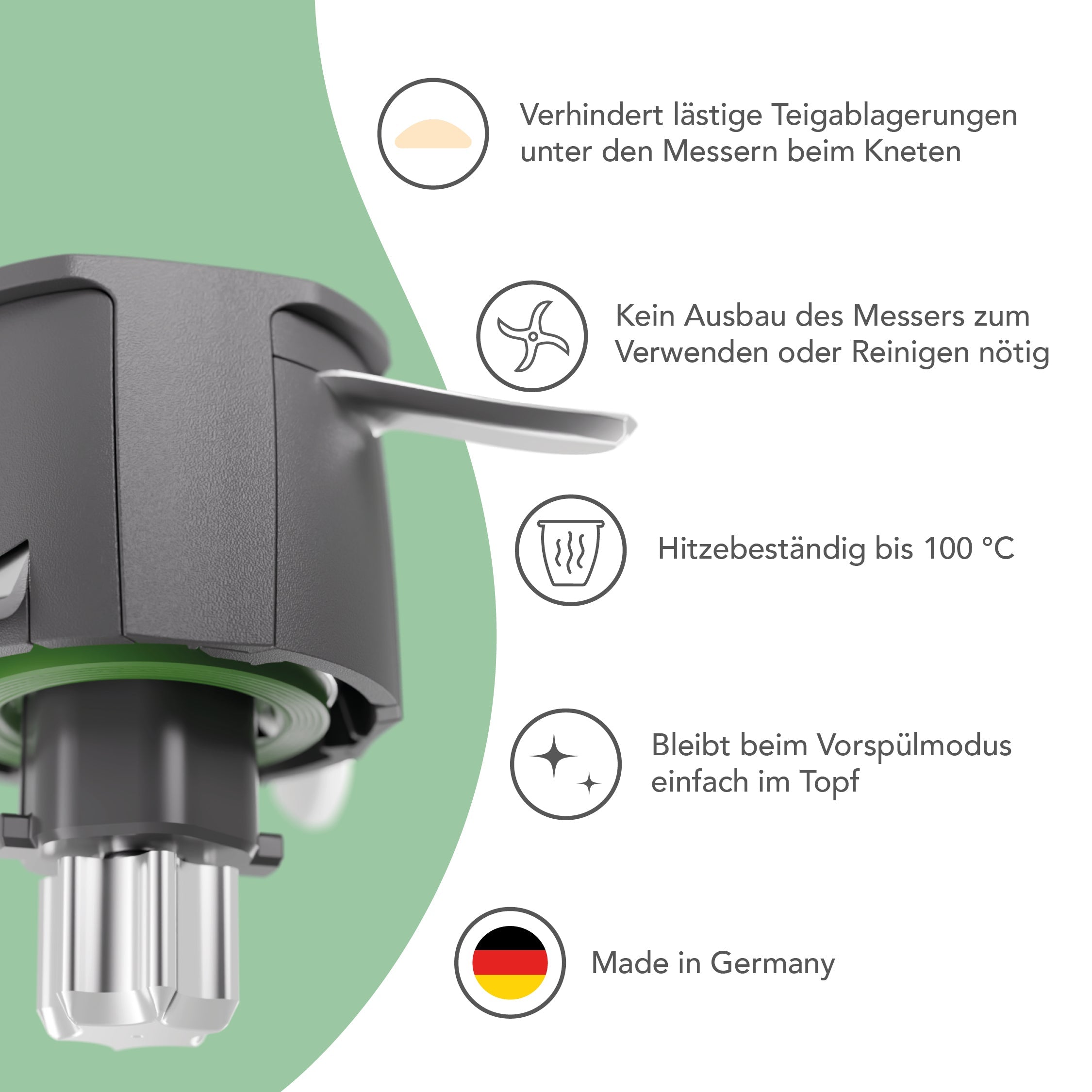 TeigBuddy | Messerschutz für den Thermomix TM7, TM6, TM5