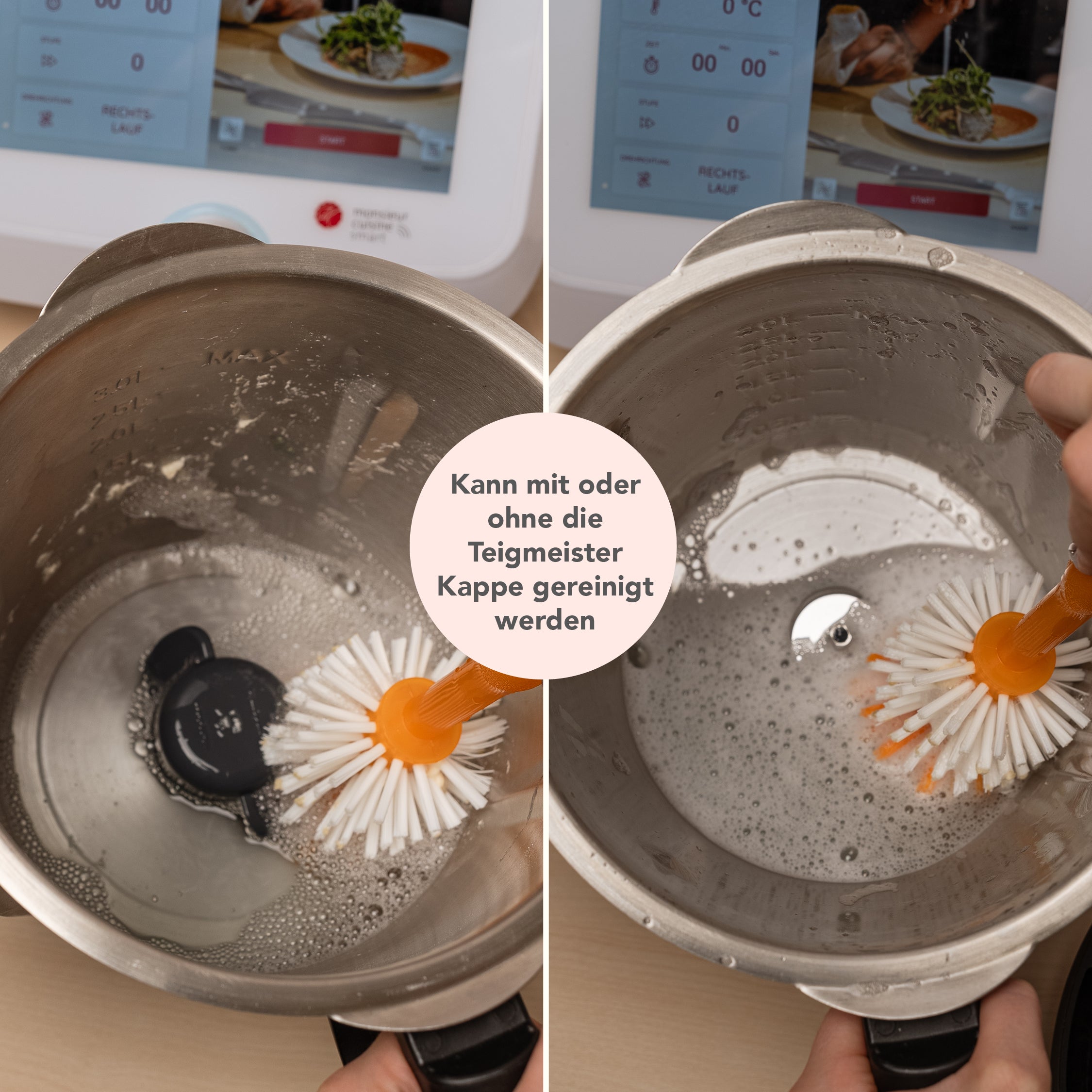 TeigMeister | Kneteinsatz für Monsieur Cuisine Connect, Trend, Smart