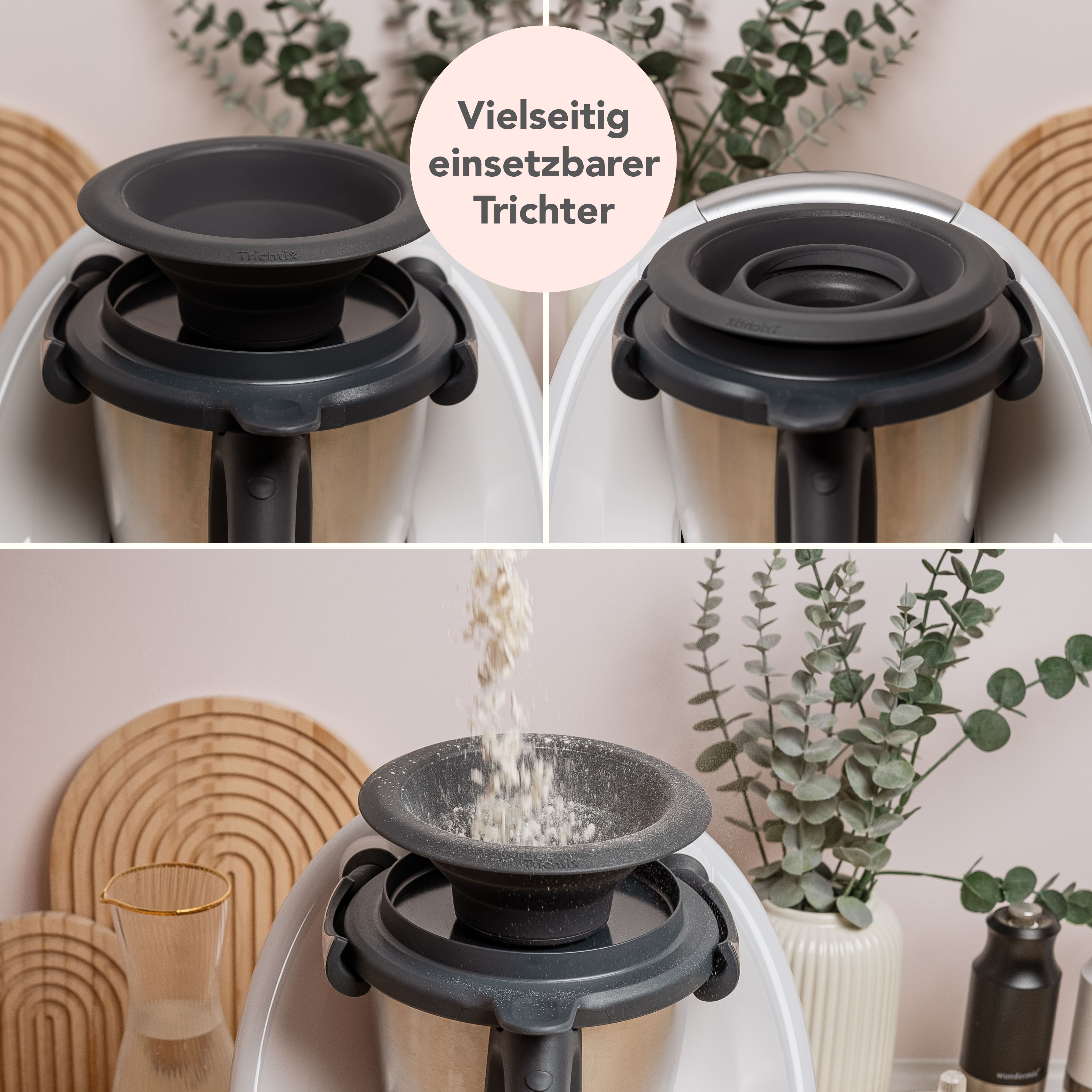 Trichtix® | Multifunktionstrichter 4er-Set für TM6, TM5