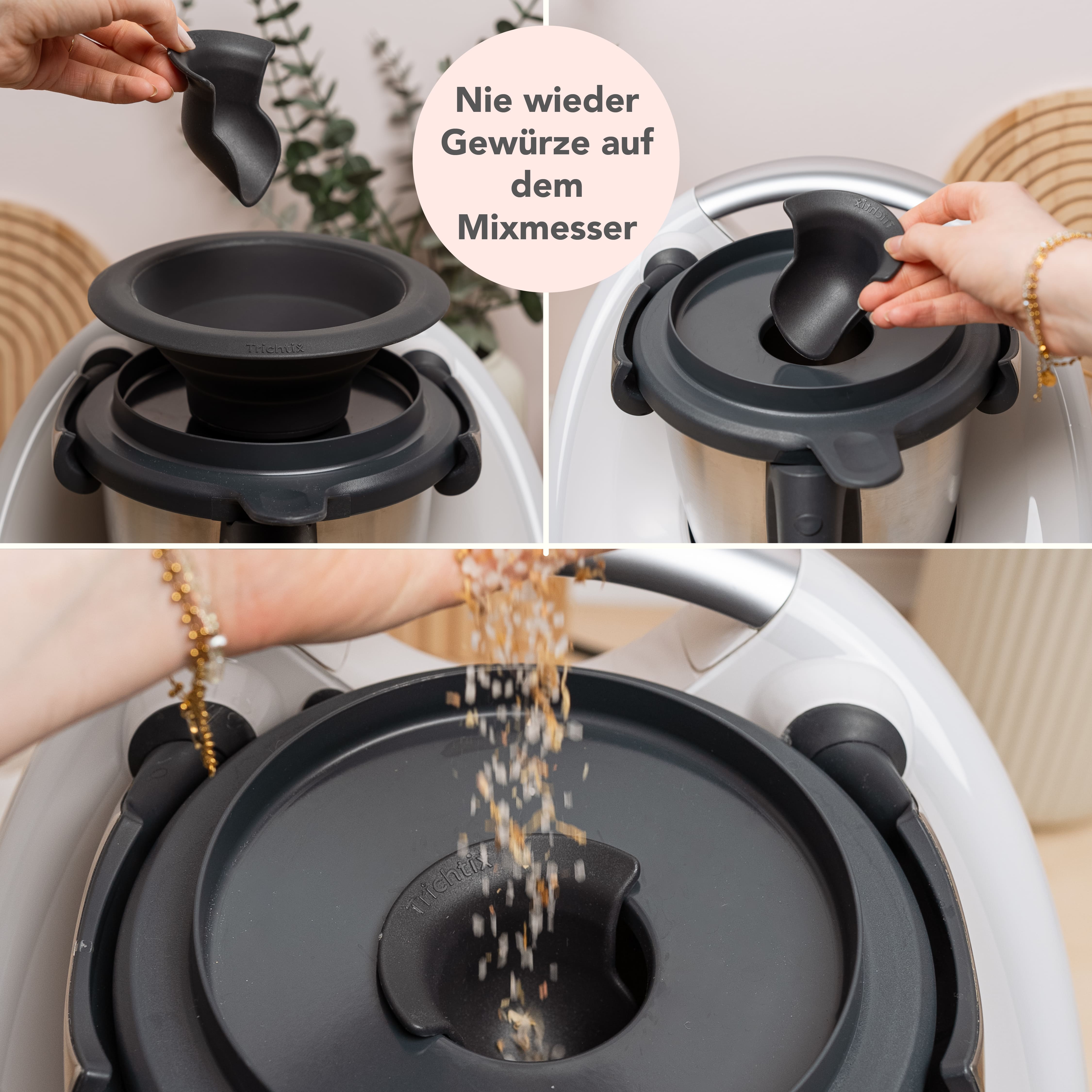 Trichtix® | Multifunktionstrichter 4er-Set für TM6, TM5