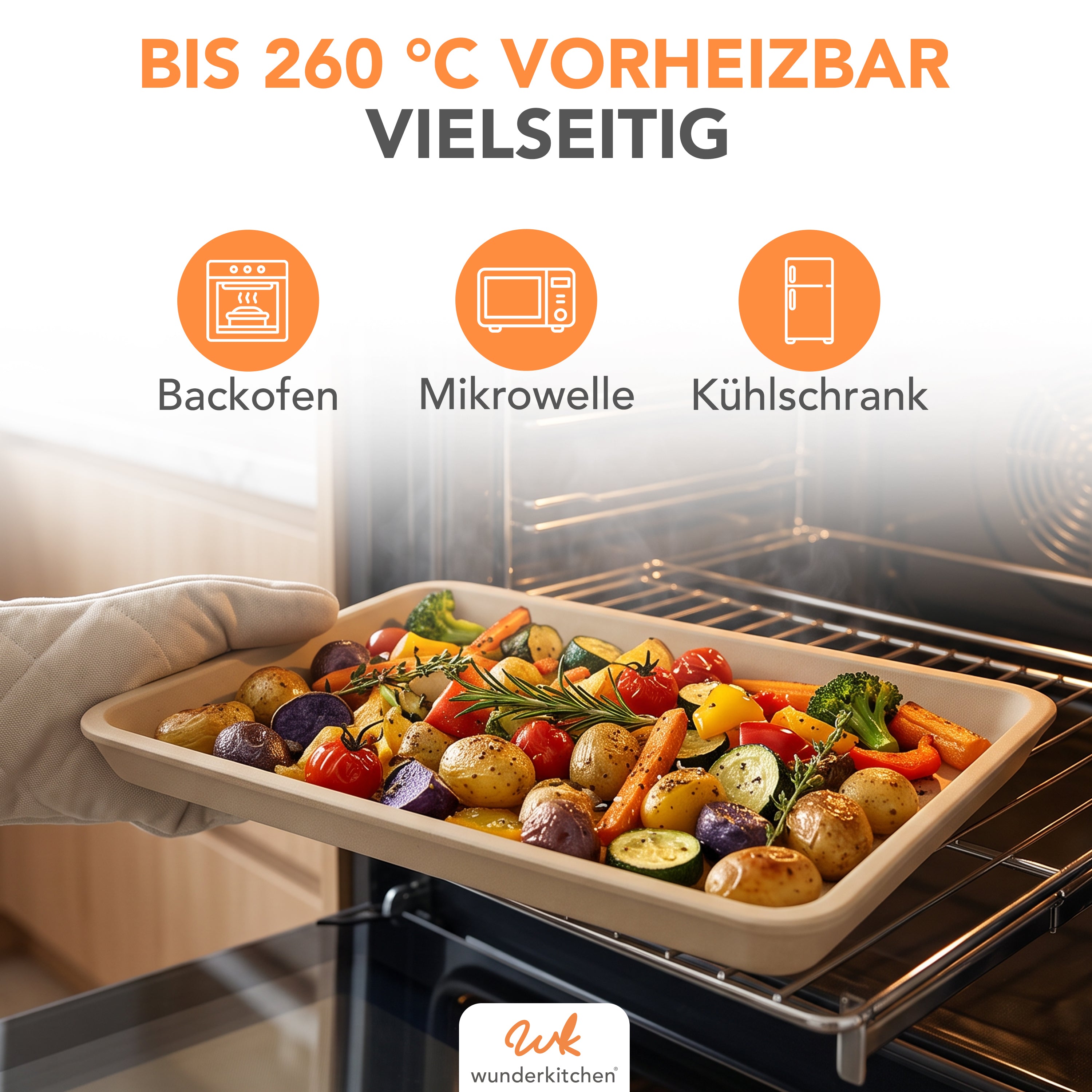 WunderKitchen® | Stoneware Backblech (41×30,5 cm)