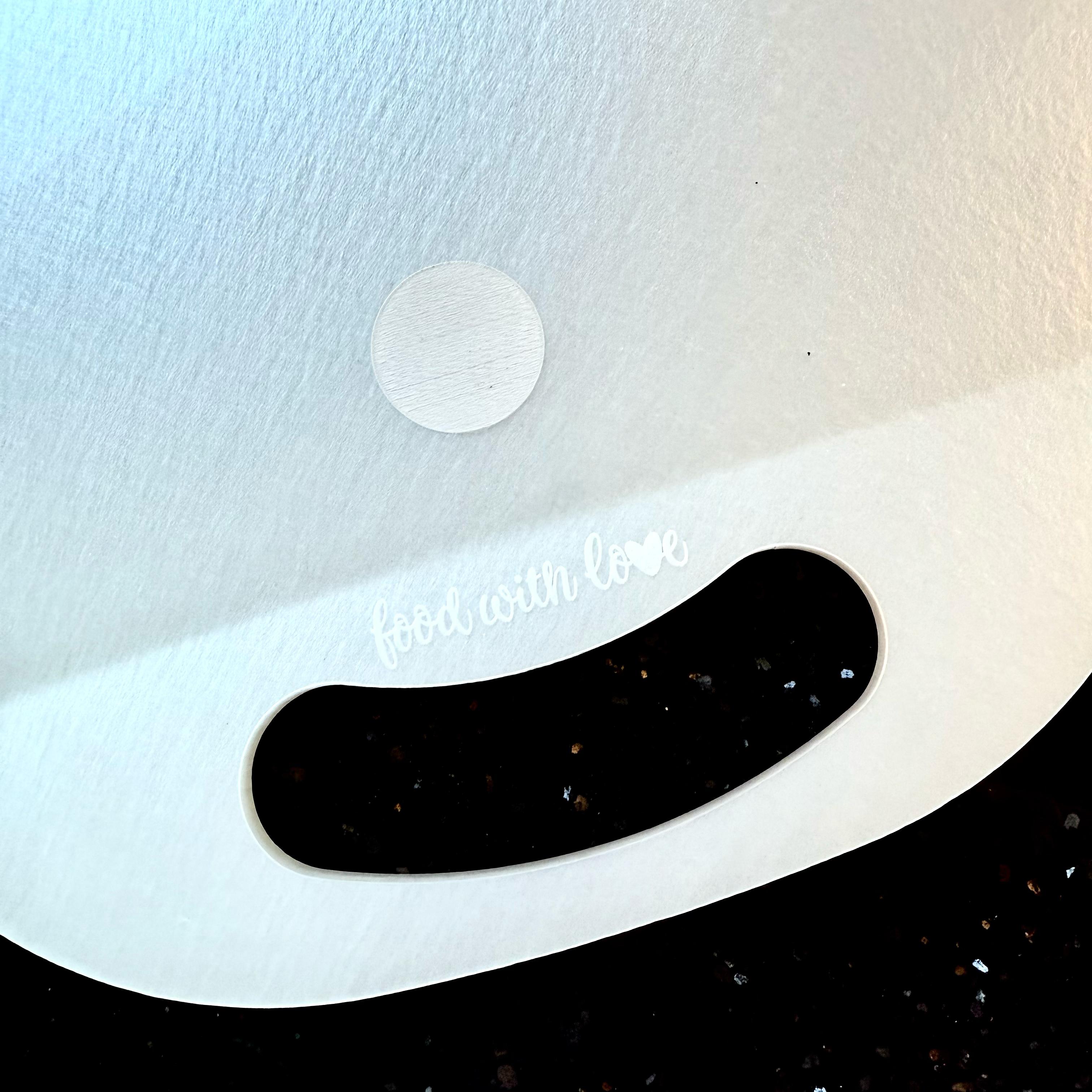 EasySlider® | Gleitbrett aus Acrylglas für Thermomix TM6, TM5 | «food with love» Edition