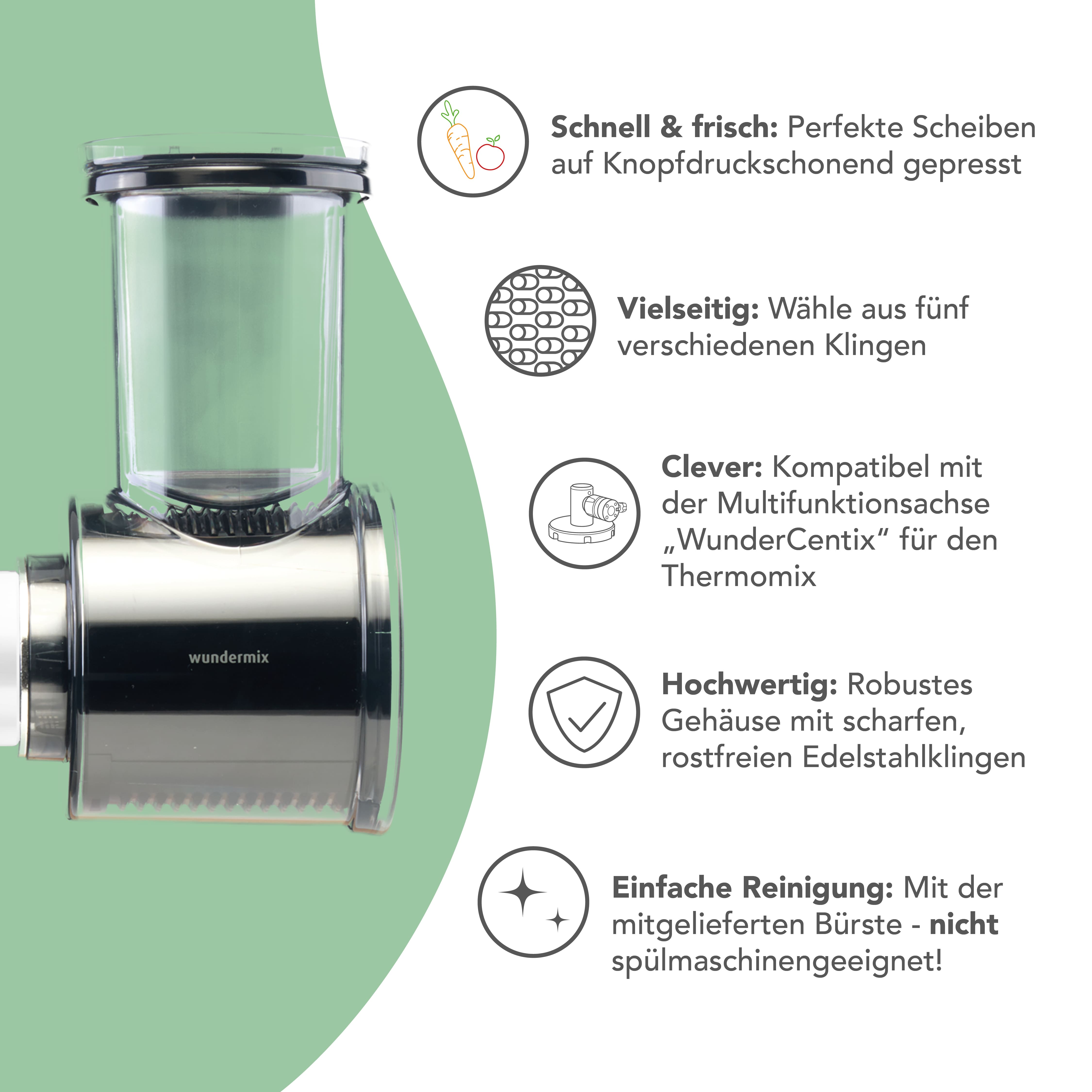 Gemüseschneider für WunderCentix®