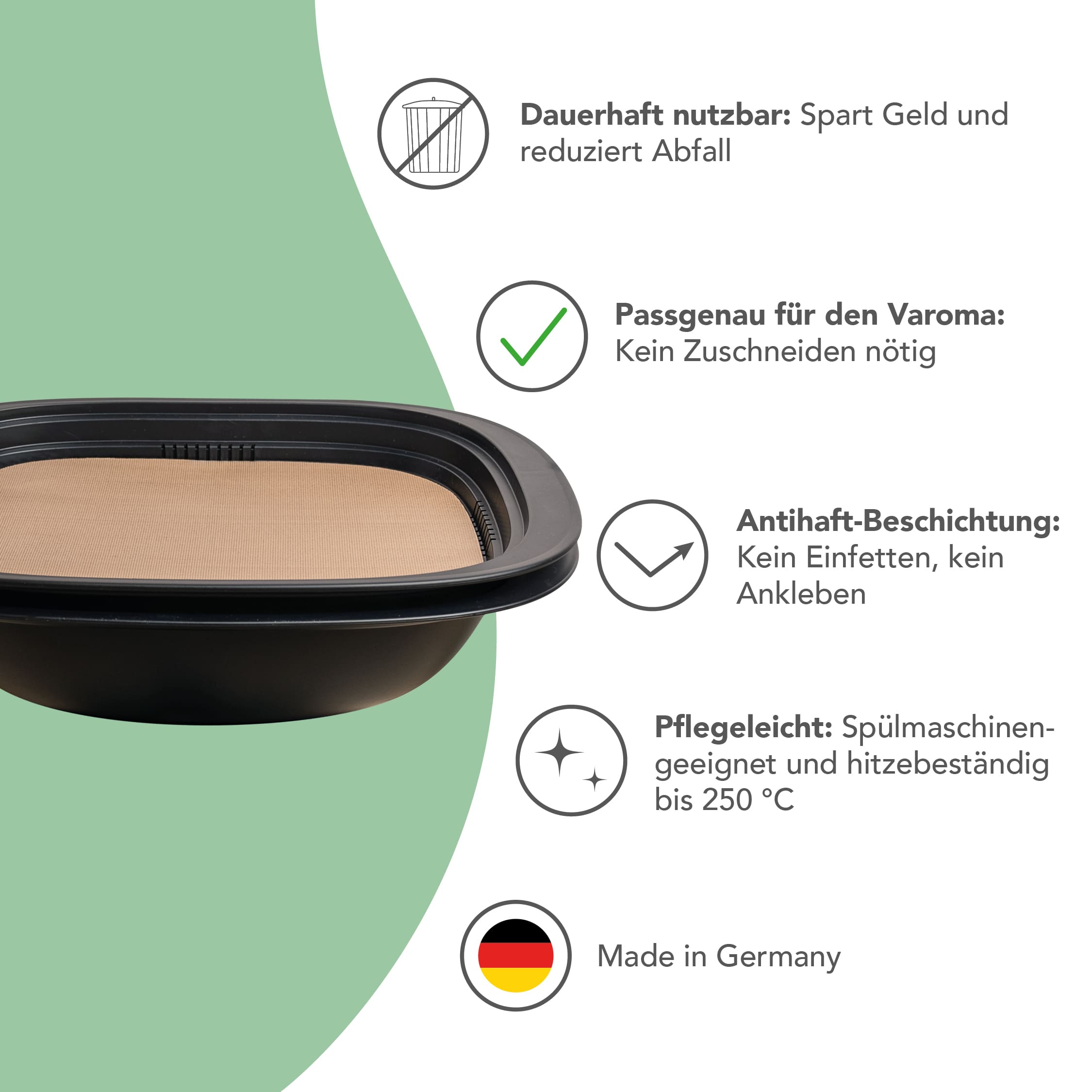 WunderGar® Permanent | Dauerbackfolie für TM7 Varoma