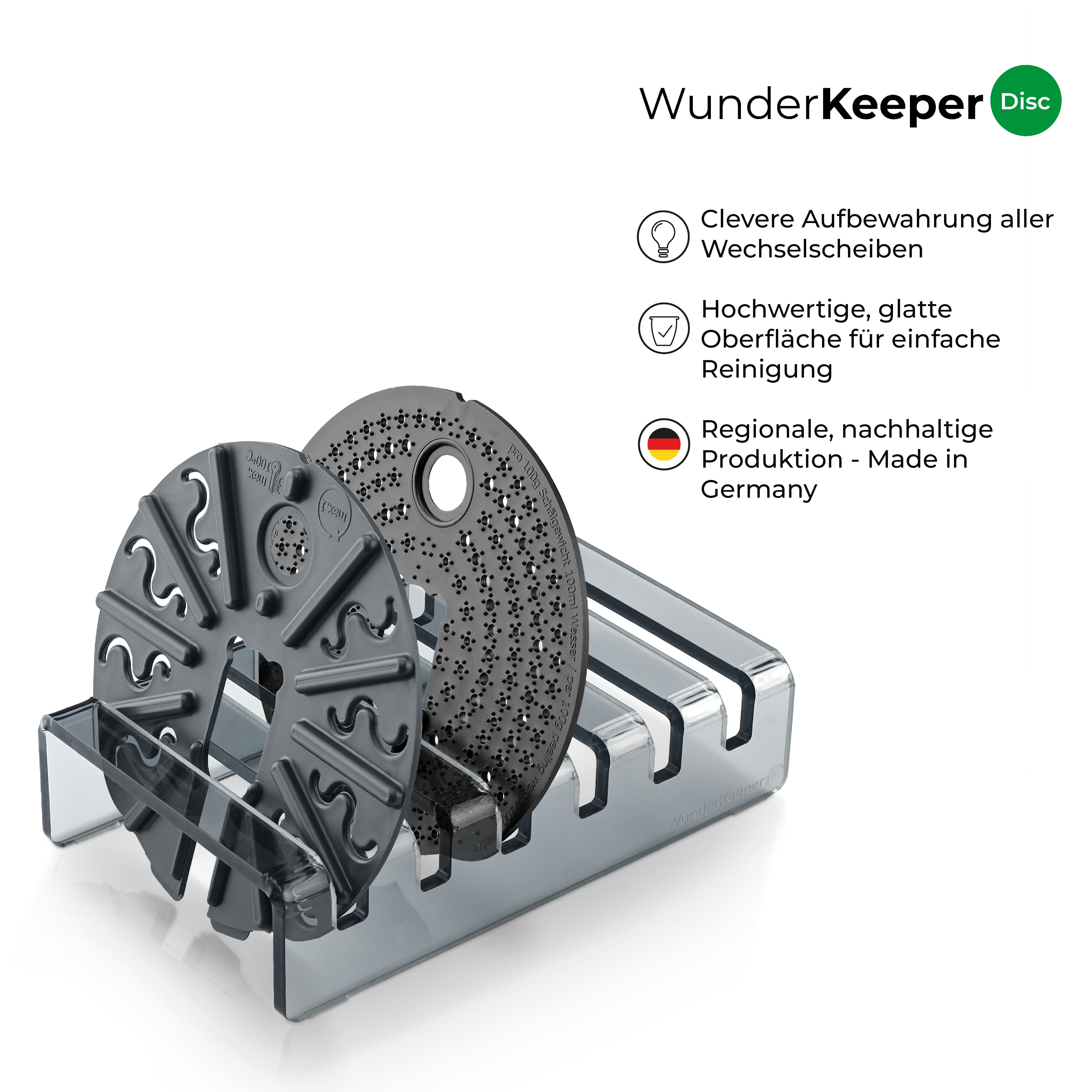 WunderKeeper® Disc | Scheibenhalterung für WunderSlicer/WunderPeeler/WunderPlate