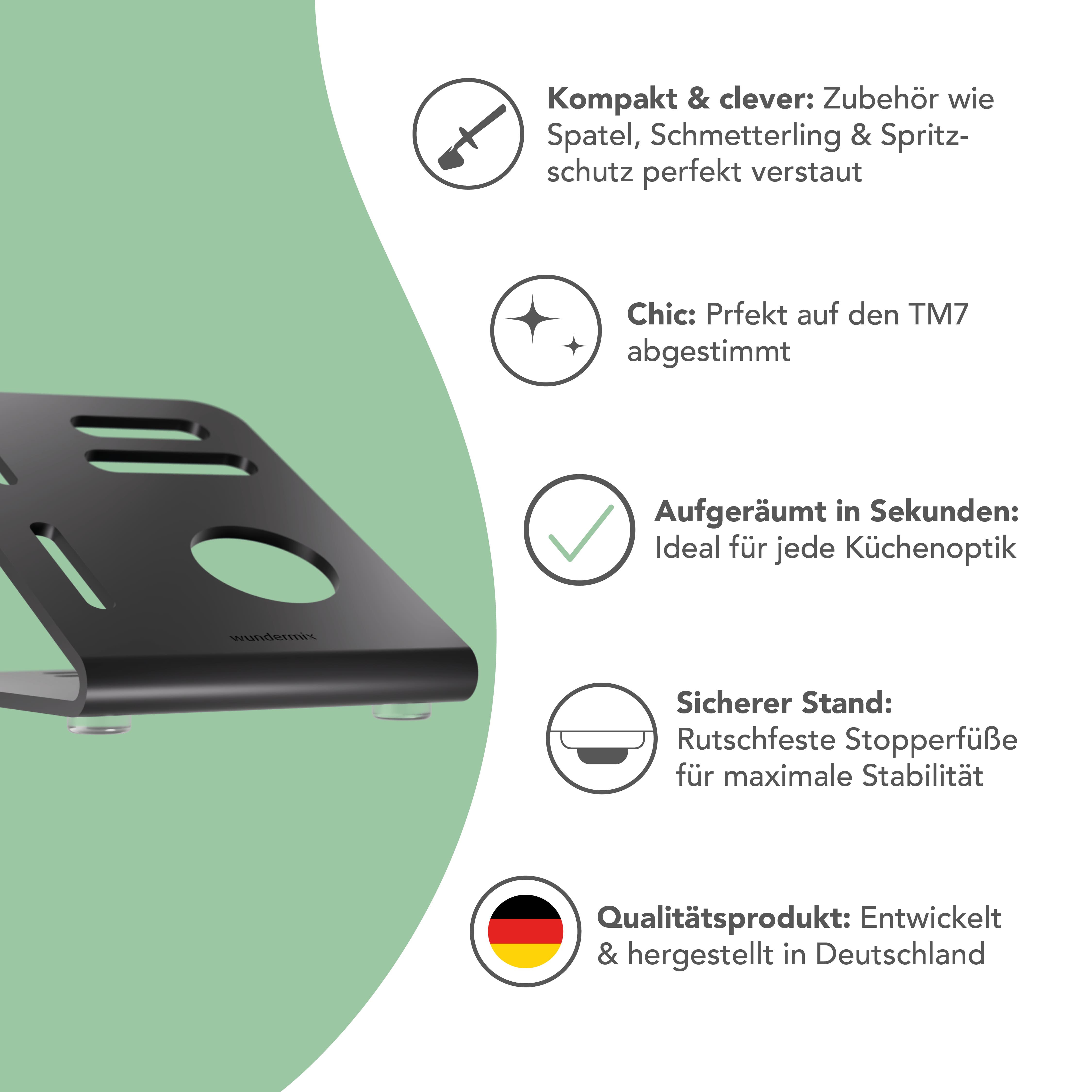 WunderKeeper® | Utensilienhalter für Thermomix TM7