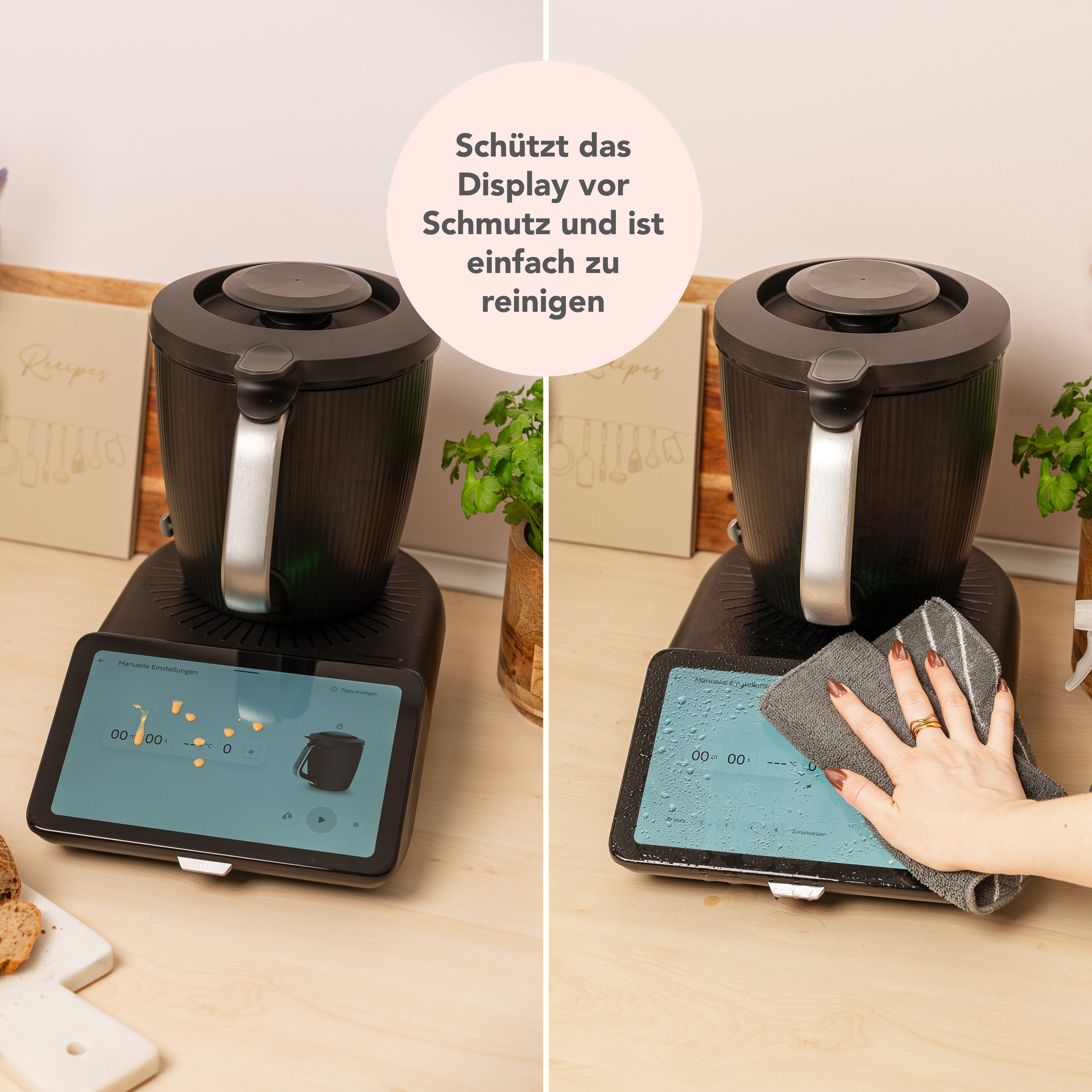 WunderScreen® | Hybrid-Glas Displayschutz für Thermomix TM7