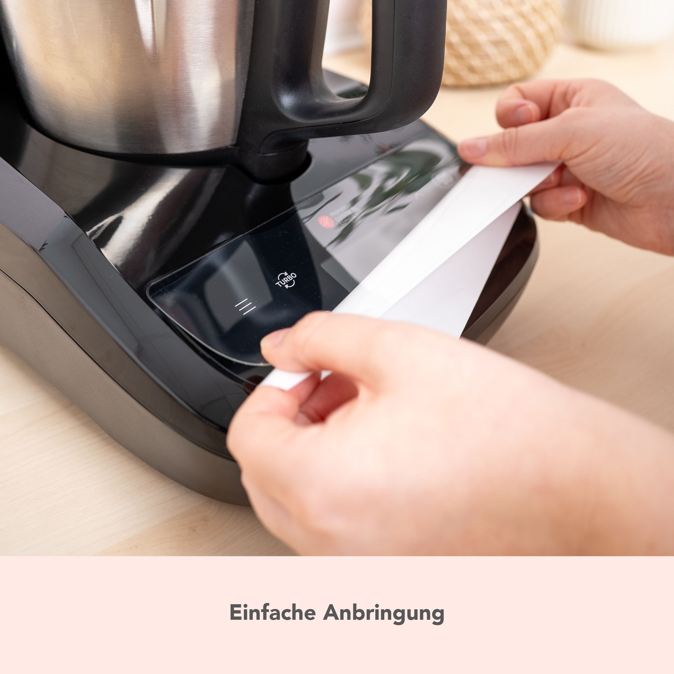 WunderScreen® Hybrid-Glas Displayschutz für Monsieur Cuisine Connect, Trend und Compact