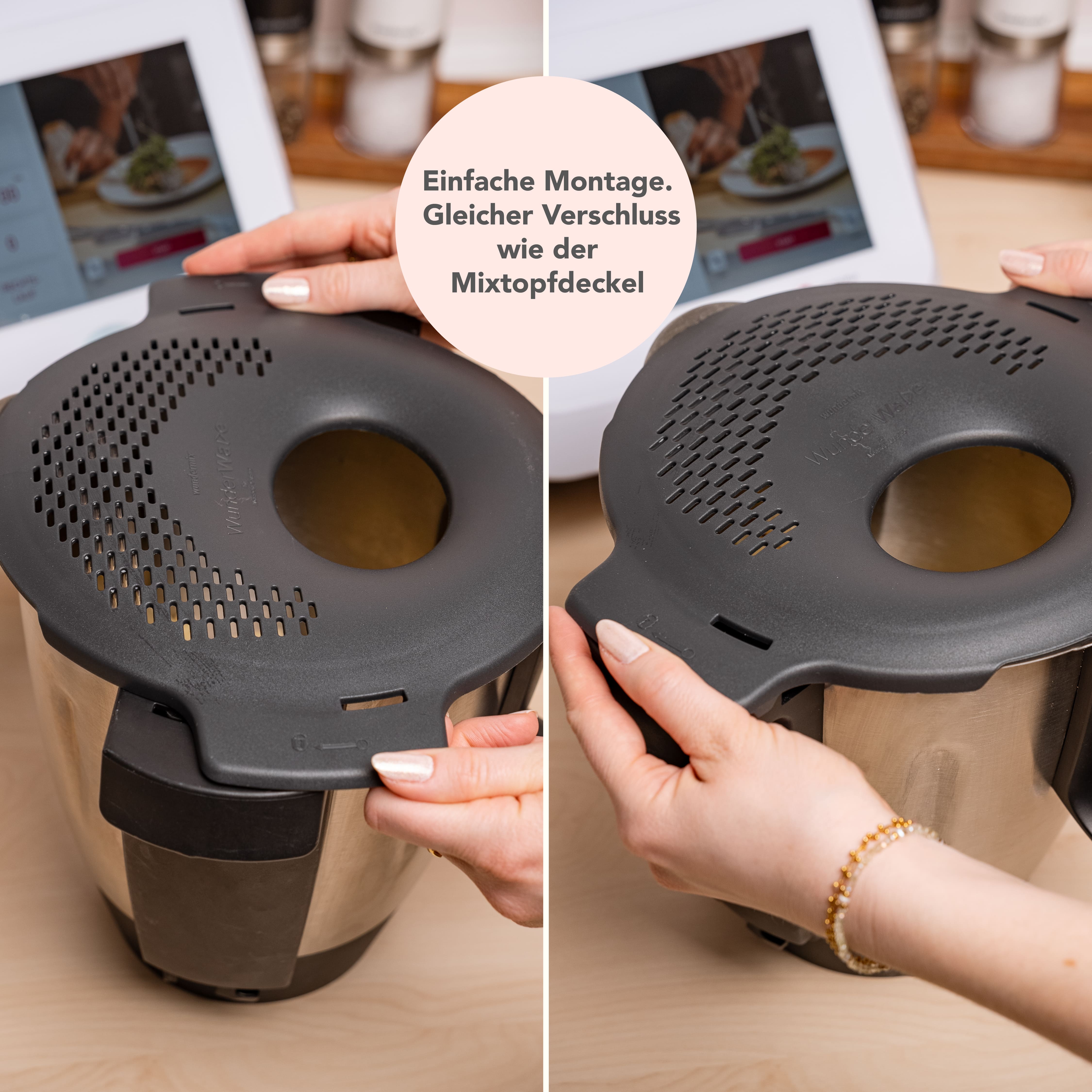 WunderWave® | Ausgusssieb für Monsieur Cuisine Connect, Trend und Smart