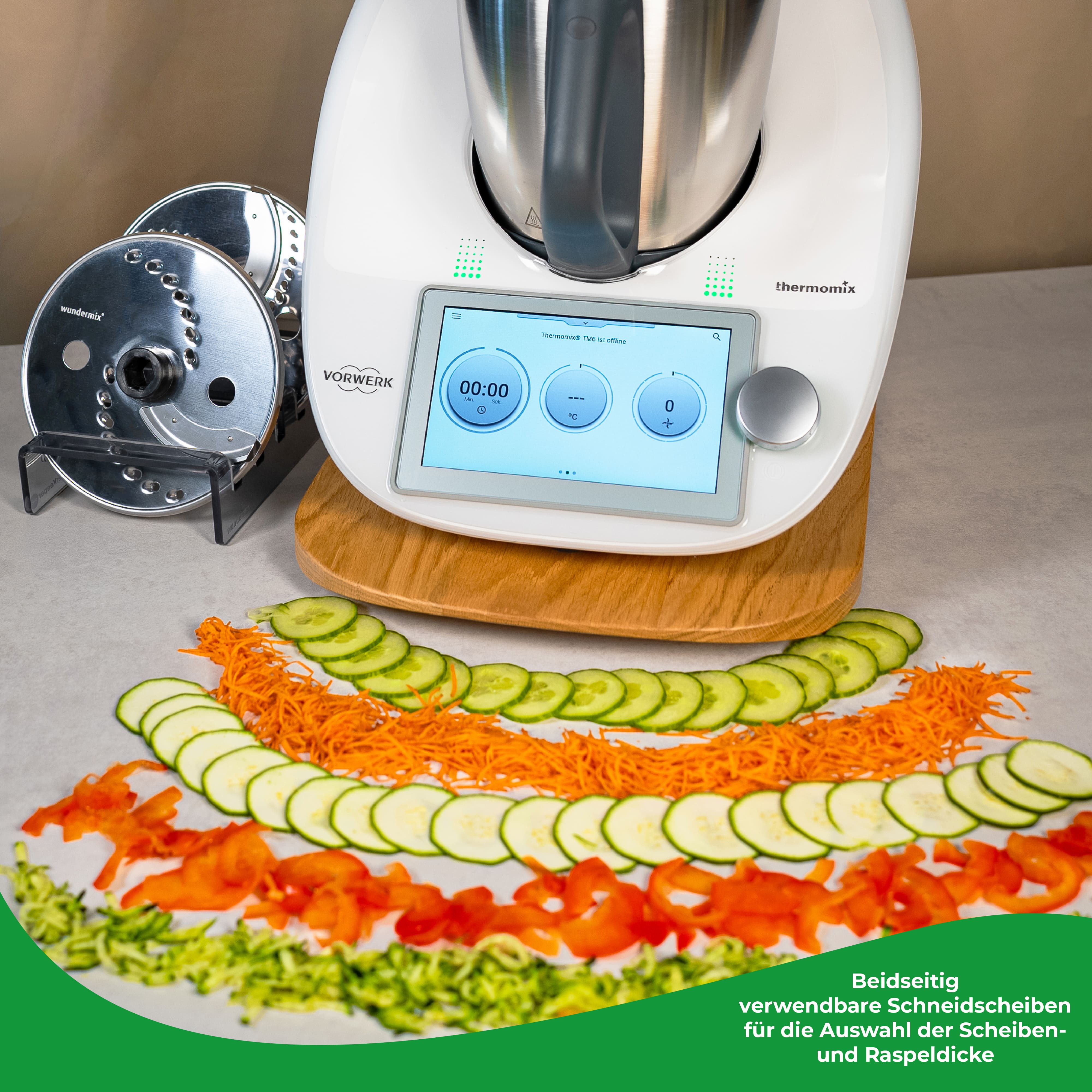 WunderSlicer® V2 & WunderZoodler® Sparset für Thermomix TM6, TM5