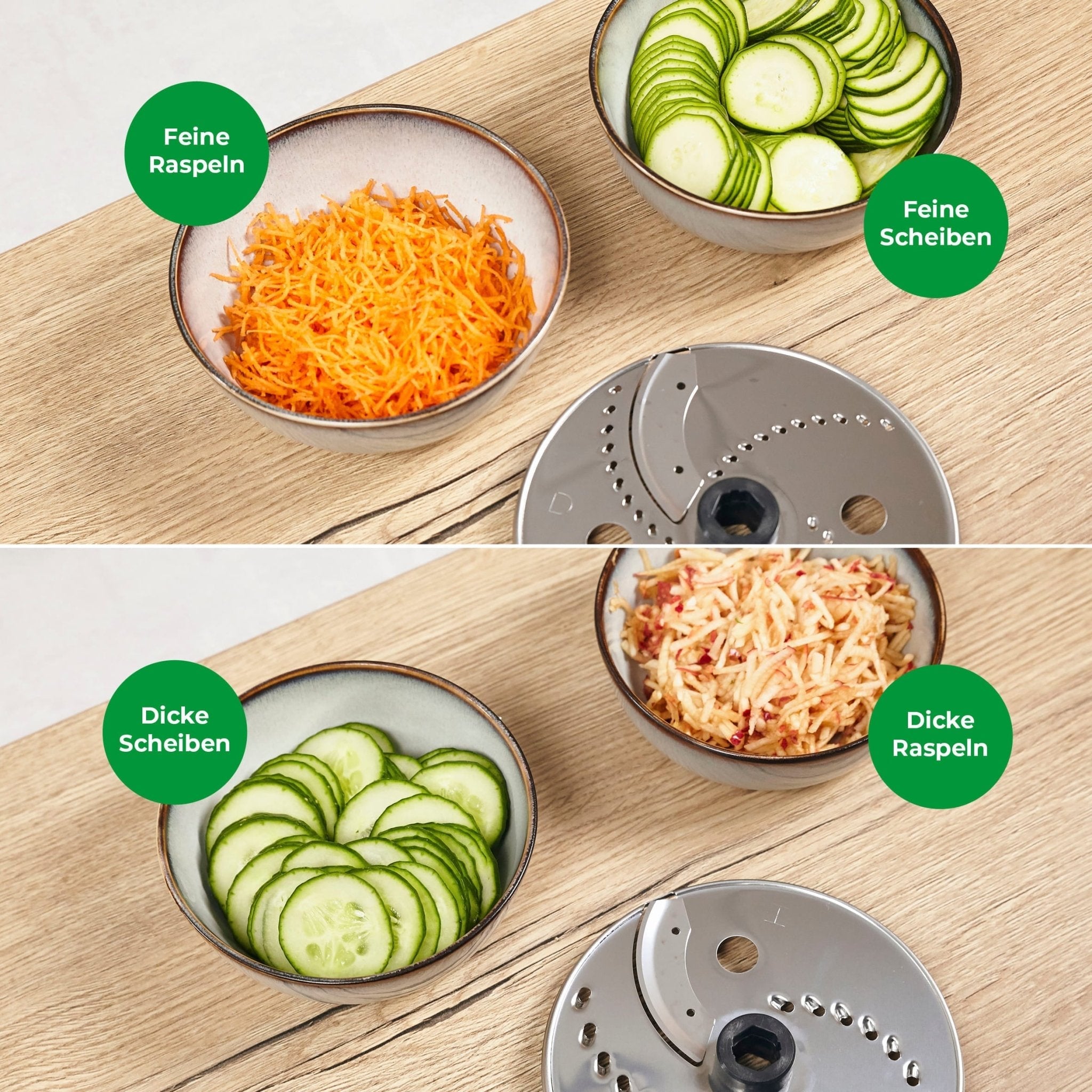 WunderSlicer® | Gemüseschneider für Monsieur Cuisine Connect, Trend & Smart