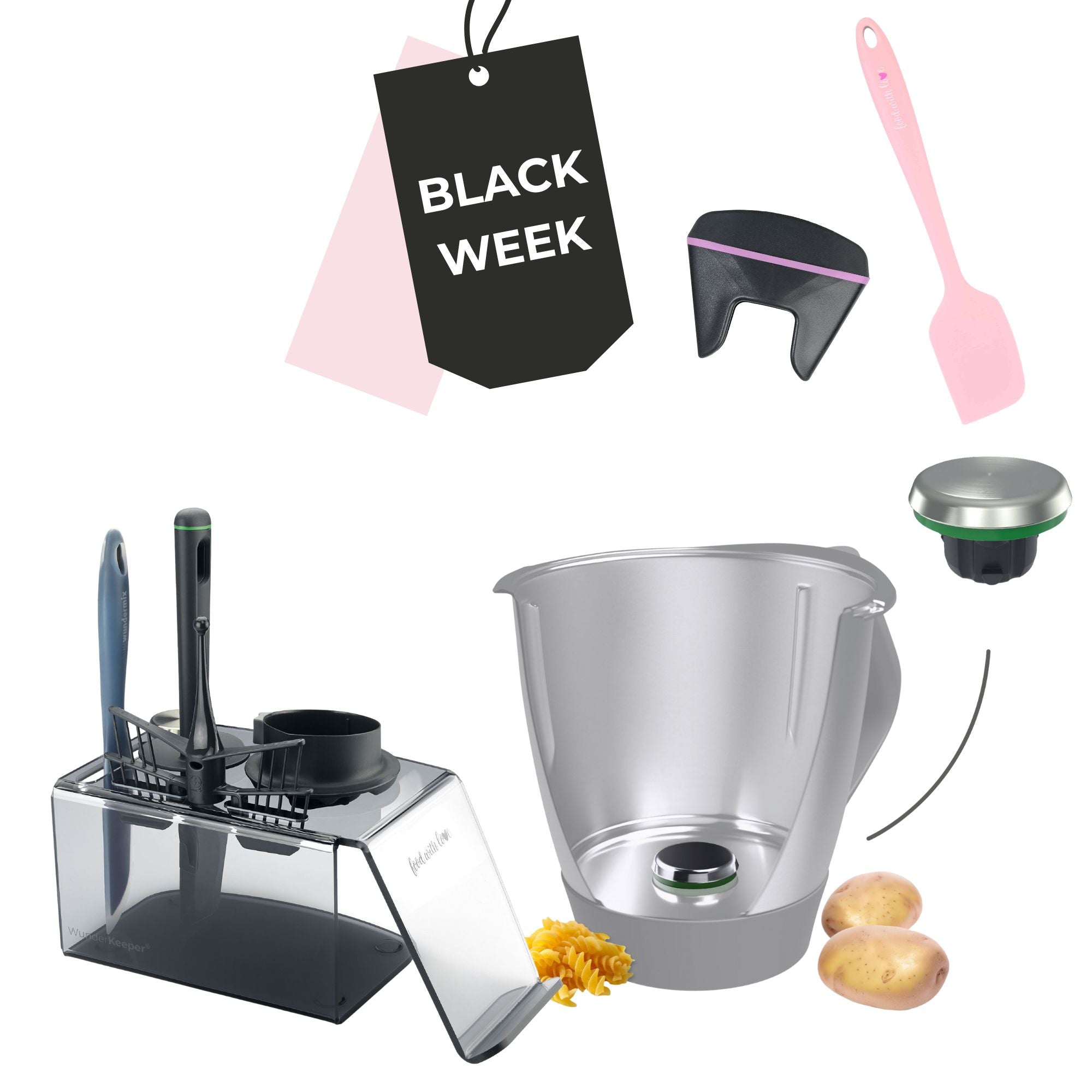 TM6/TM5 Zubehör-Set | WunderKeeper + Teigspatel + WunderCap + TeigTwister V2