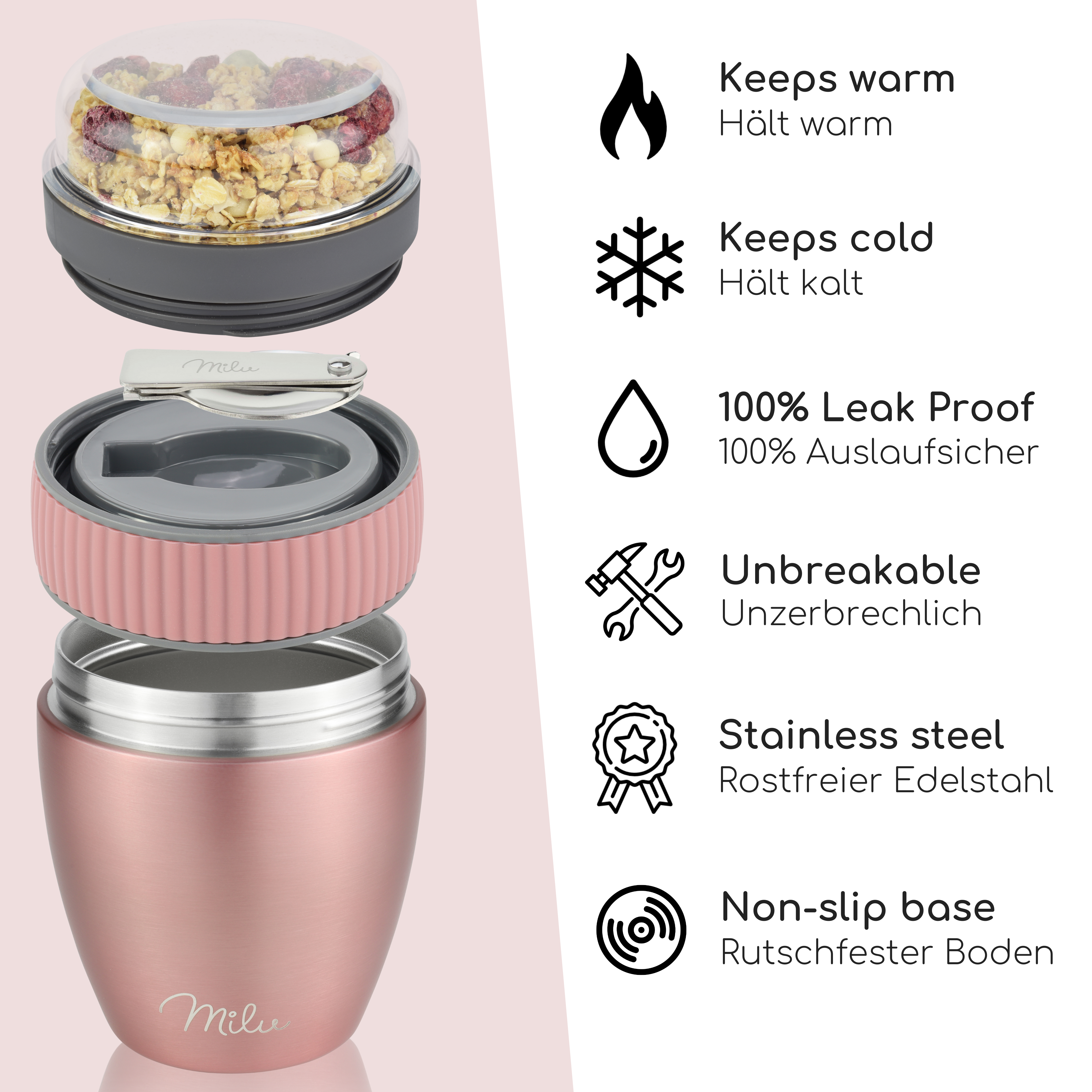 Milu Müsli-Becher-Set