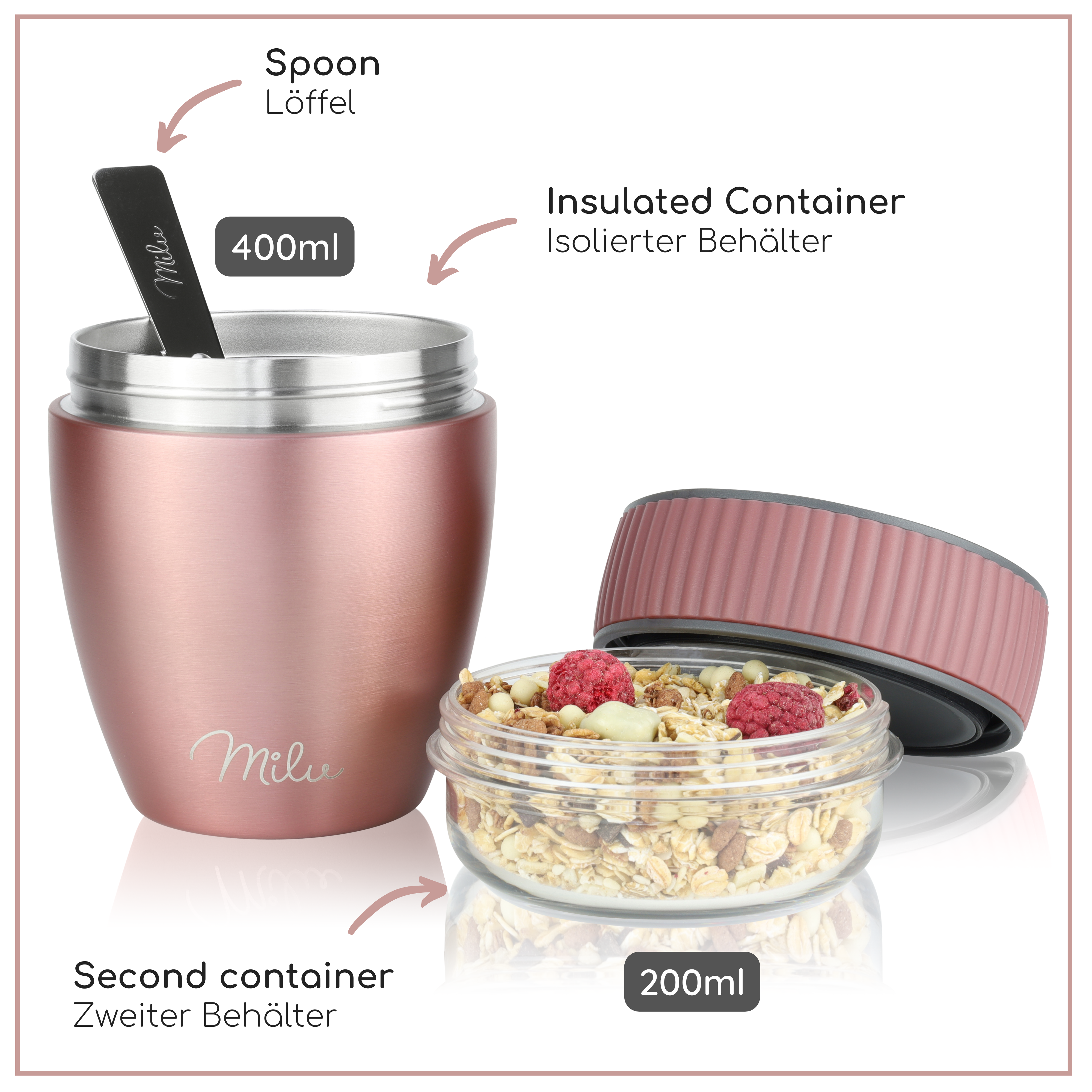 Milu Müsli-Becher-Set
