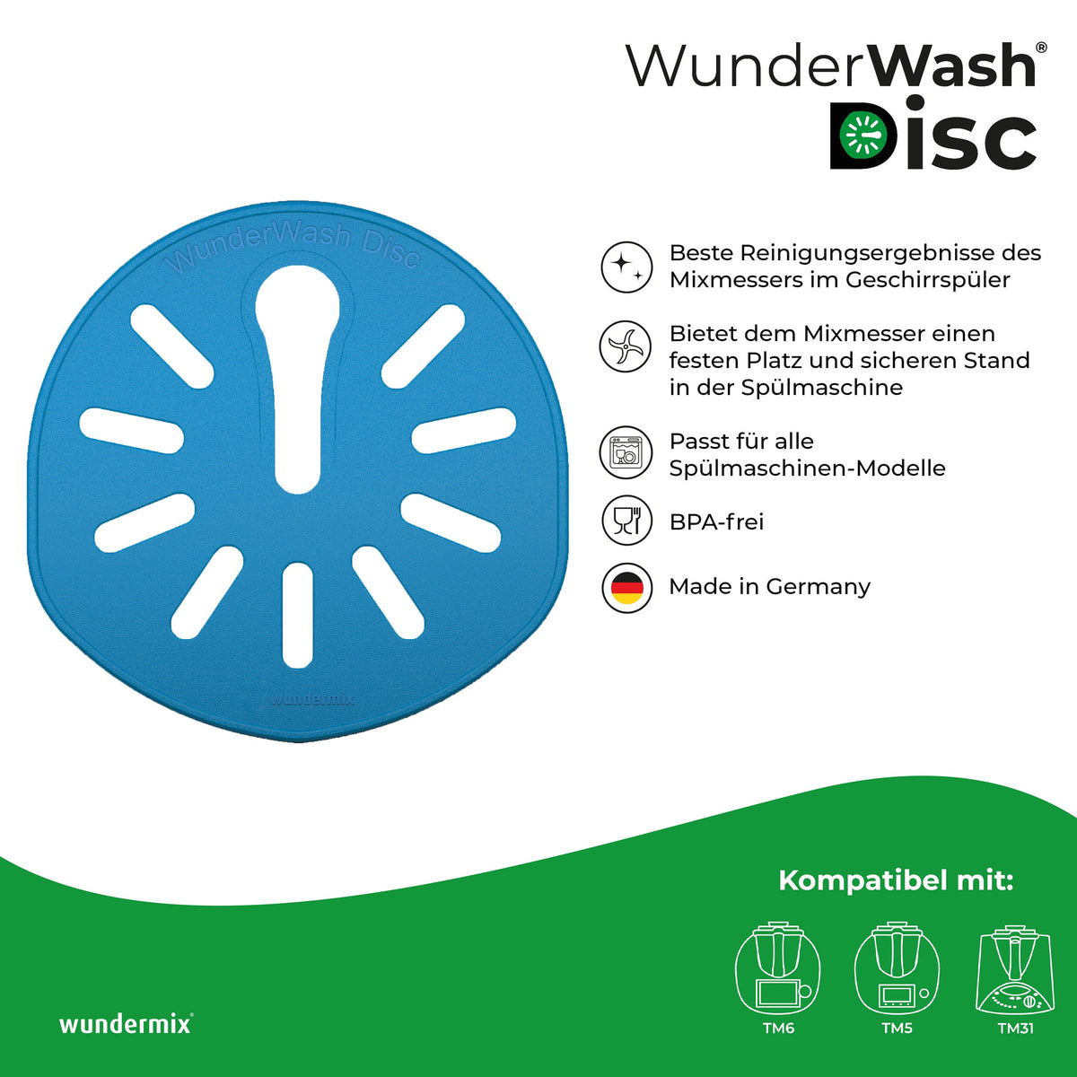 WunderWash® Disc | Spülmaschinen-Messerhalter für TM7, TM6, TM5, TM31
