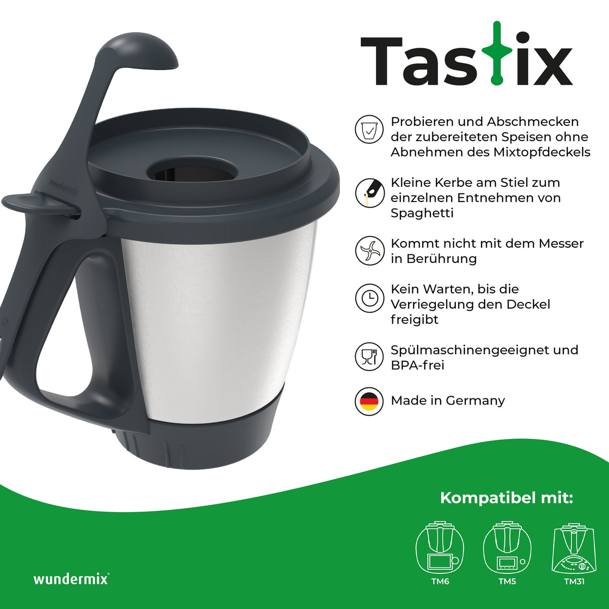 Tastix® | Probierlöffel für Thermomix TM6, TM5, TM31