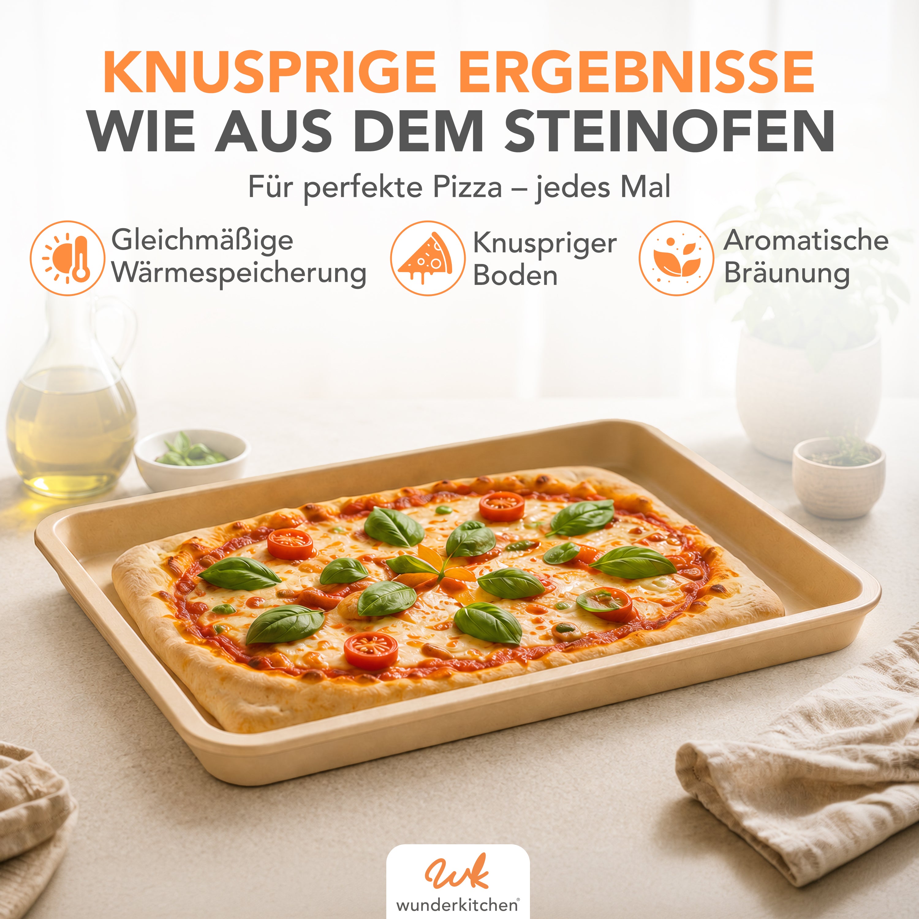 WunderKitchen® | Stoneware Backblech (41×30,5 cm)