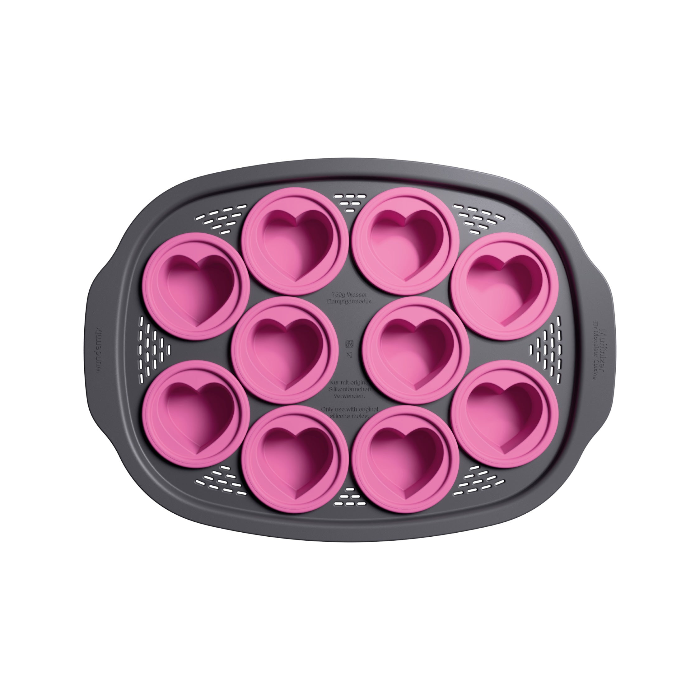 Muffinizer® | inkl. 10 Förmchen für Monsieur Cuisine Smart, Trend, Connect